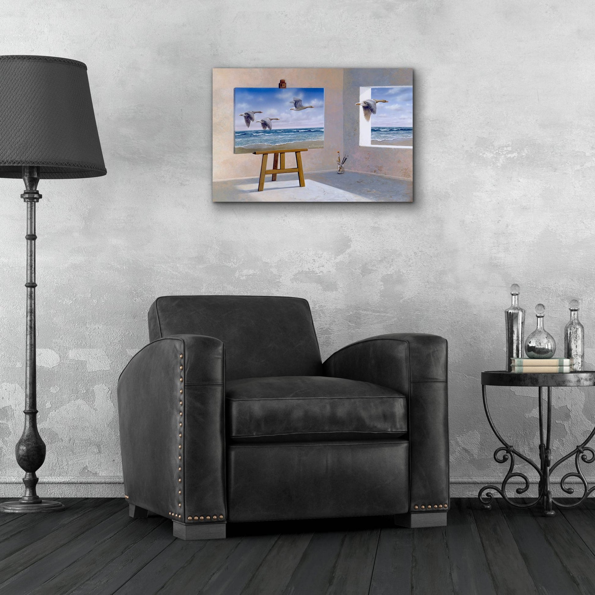 Epic Art 'Goose' by Harro Maass, Acrylic Glass Wall Art,24x16