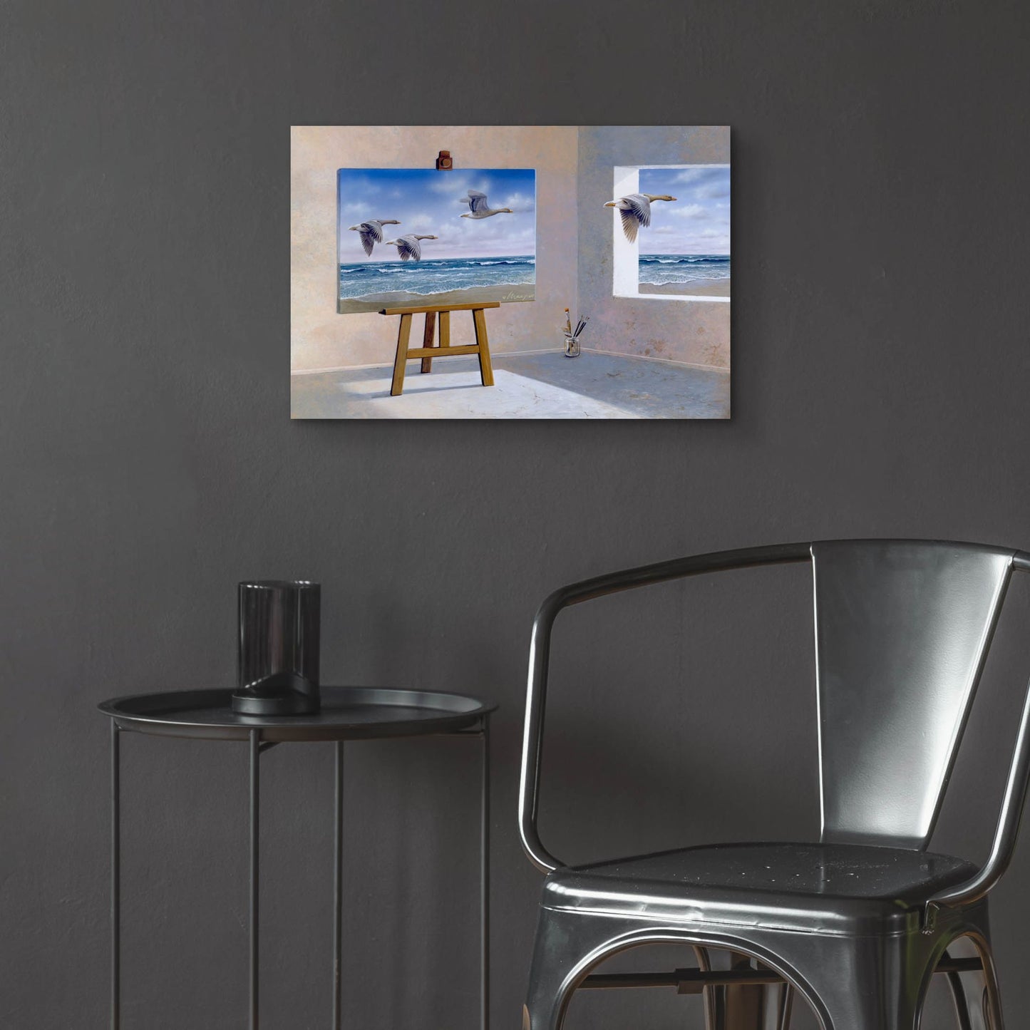 Epic Art 'Goose' by Harro Maass, Acrylic Glass Wall Art,24x16