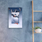 Epic Art 'Puffins' by Harro Maass, Acrylic Glass Wall Art,16x24