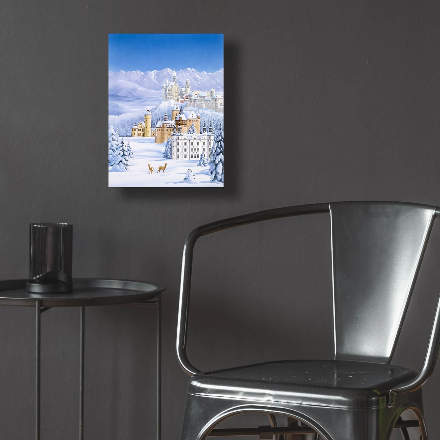 Epic Art 'German Castles In Winter' by Harro Maass, Acrylic Glass Wall Art,12x16