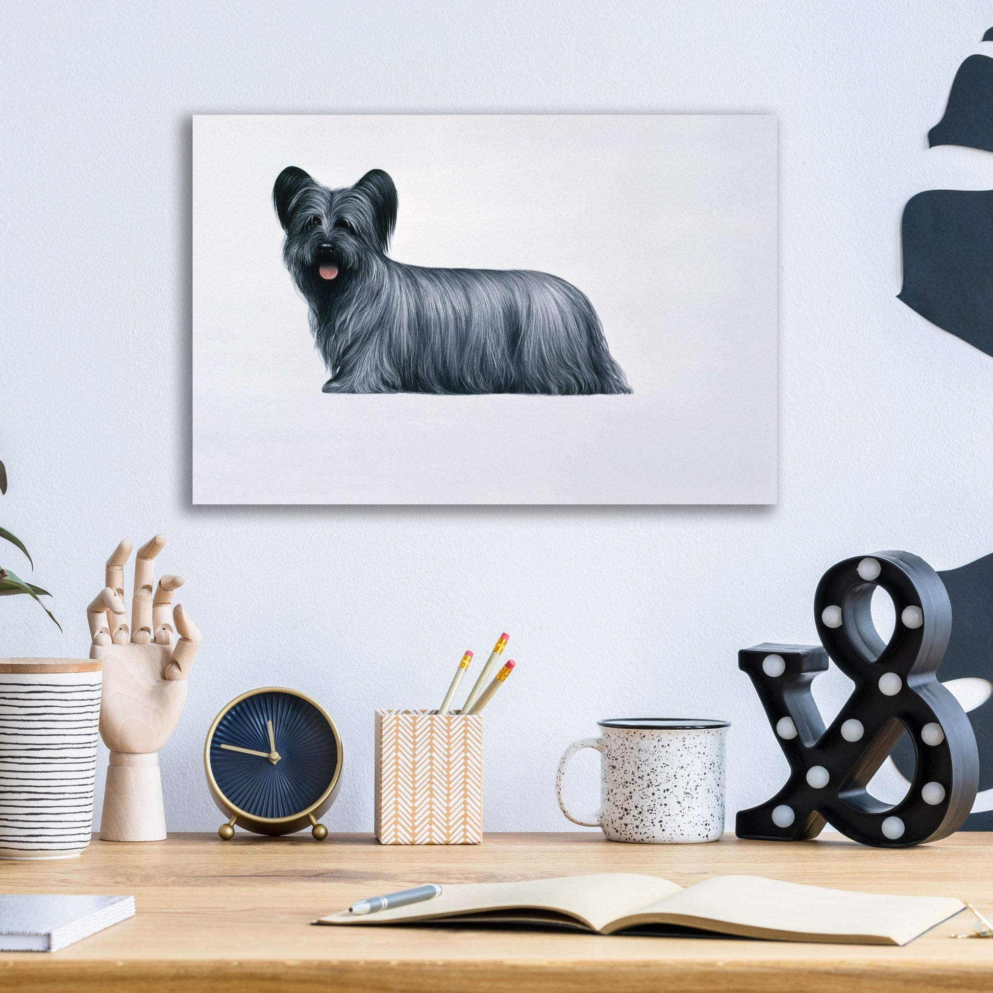 Epic Art 'Sky Terrier' by Harro Maass, Acrylic Glass Wall Art,16x12