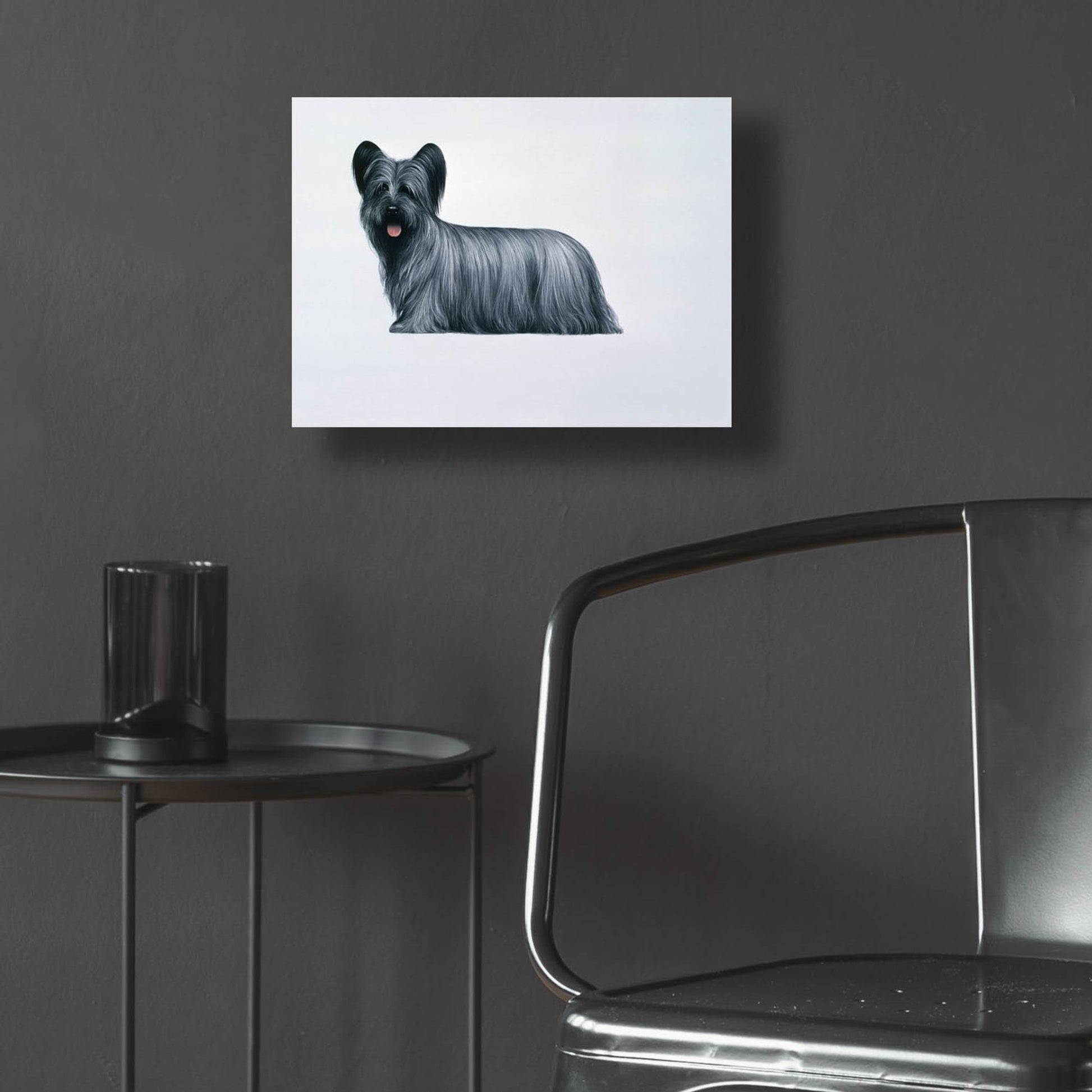 Epic Art 'Sky Terrier' by Harro Maass, Acrylic Glass Wall Art,16x12