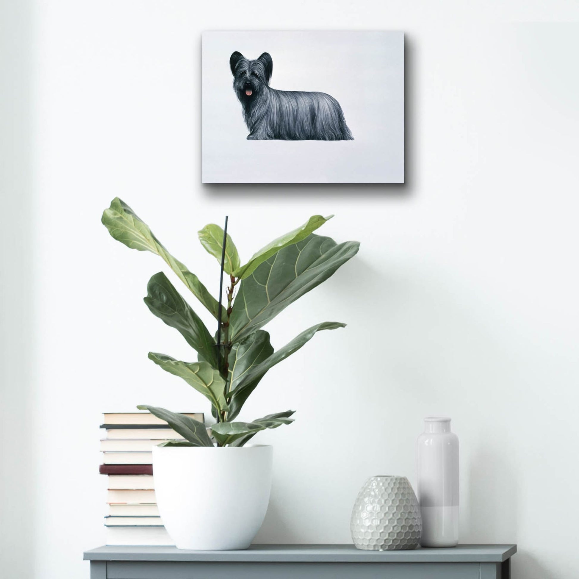 Epic Art 'Sky Terrier' by Harro Maass, Acrylic Glass Wall Art,16x12