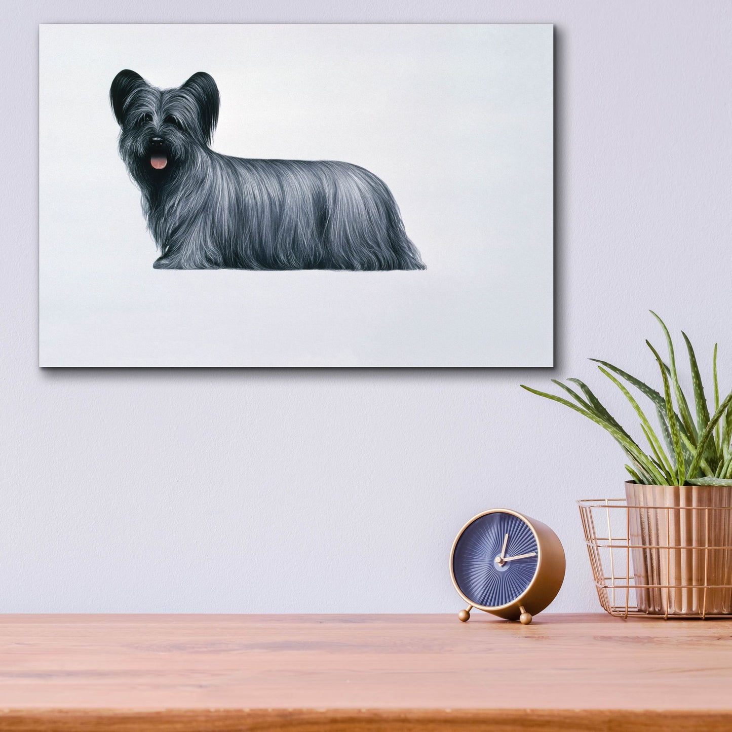 Epic Art 'Sky Terrier' by Harro Maass, Acrylic Glass Wall Art,16x12