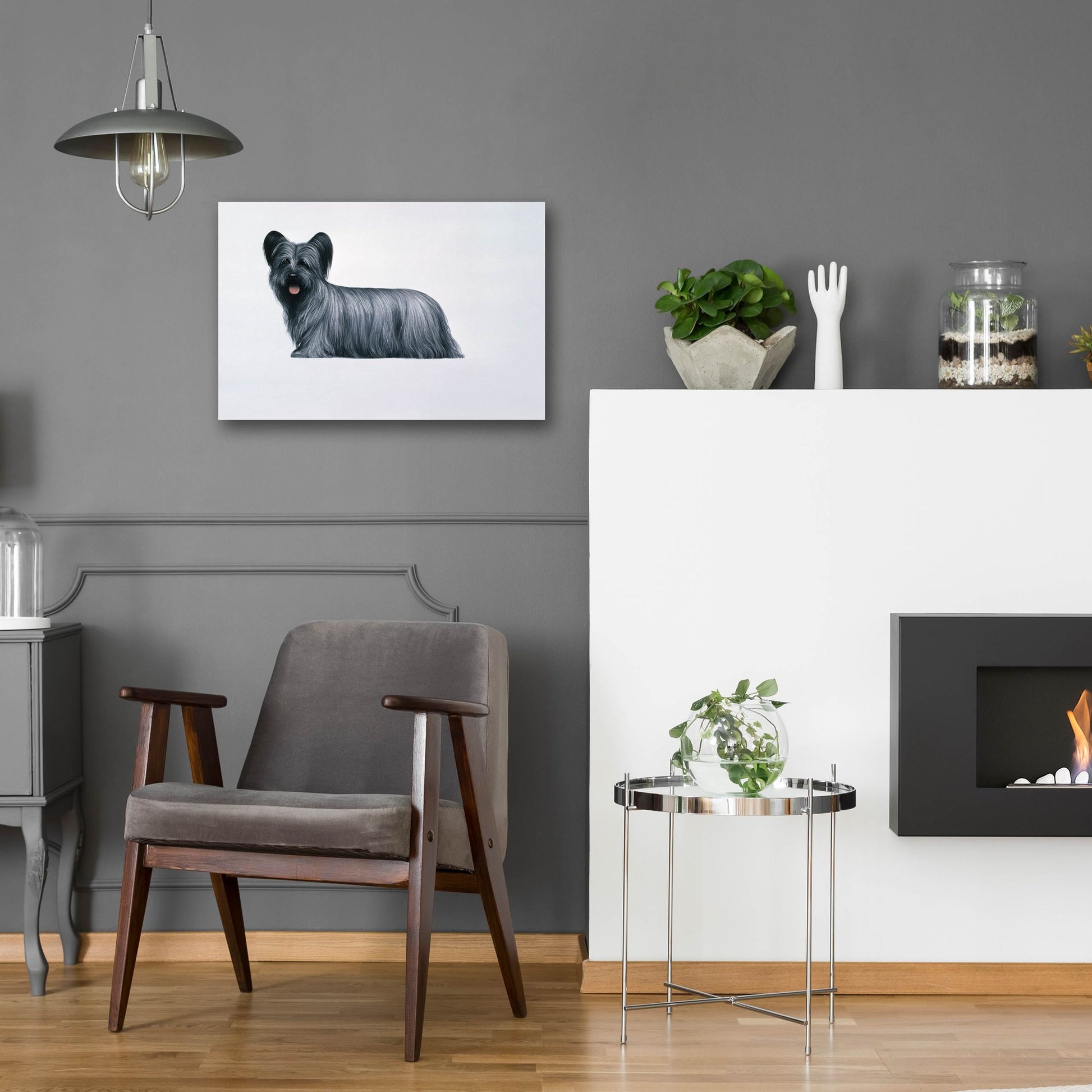 Epic Art 'Sky Terrier' by Harro Maass, Acrylic Glass Wall Art,24x16