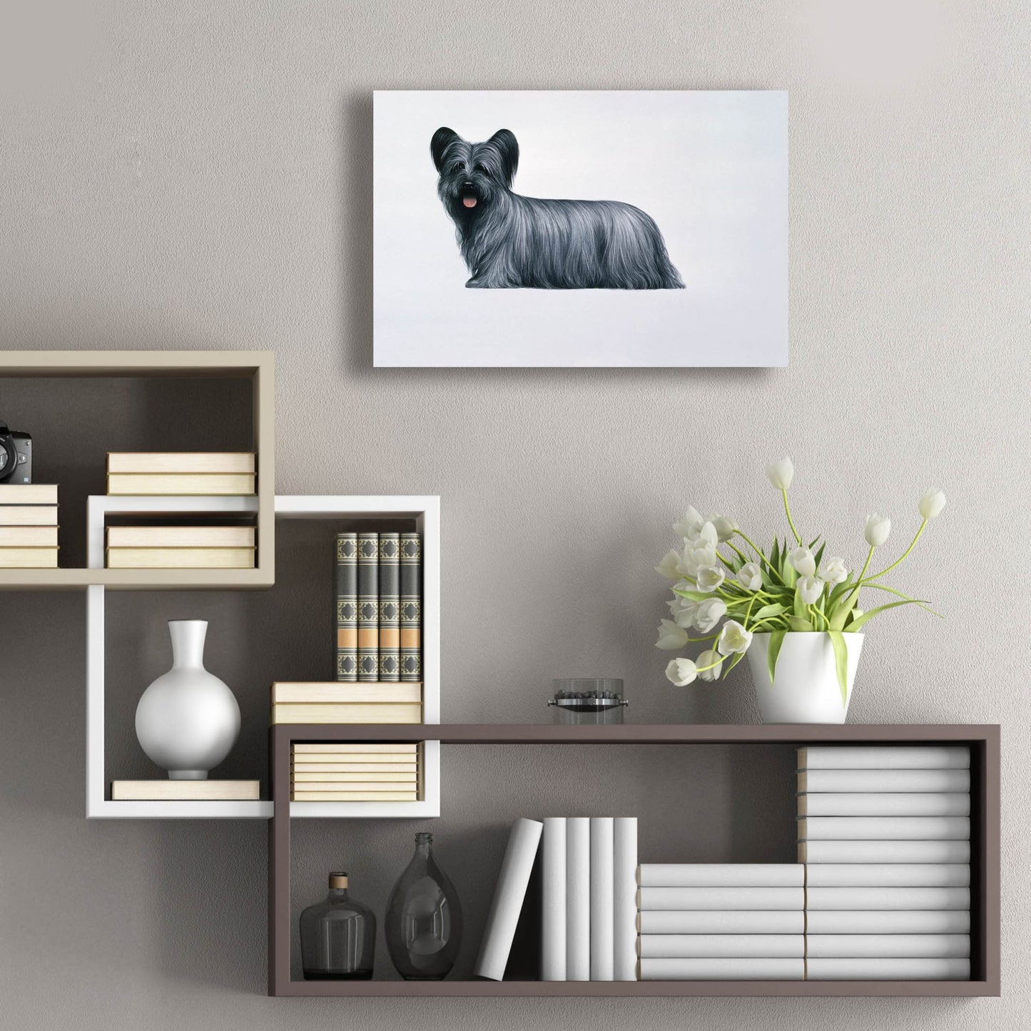 Epic Art 'Sky Terrier' by Harro Maass, Acrylic Glass Wall Art,24x16