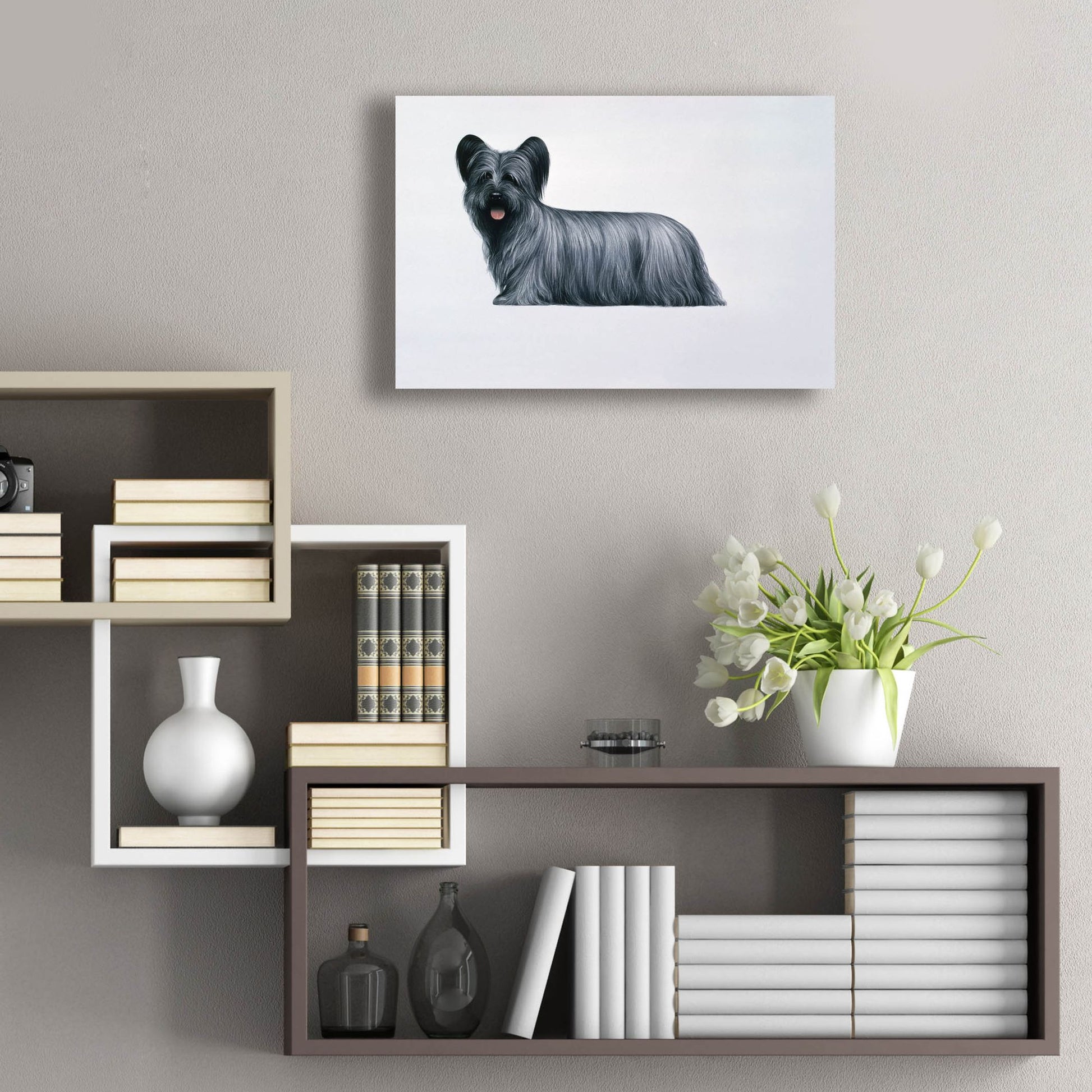 Epic Art 'Sky Terrier' by Harro Maass, Acrylic Glass Wall Art,24x16