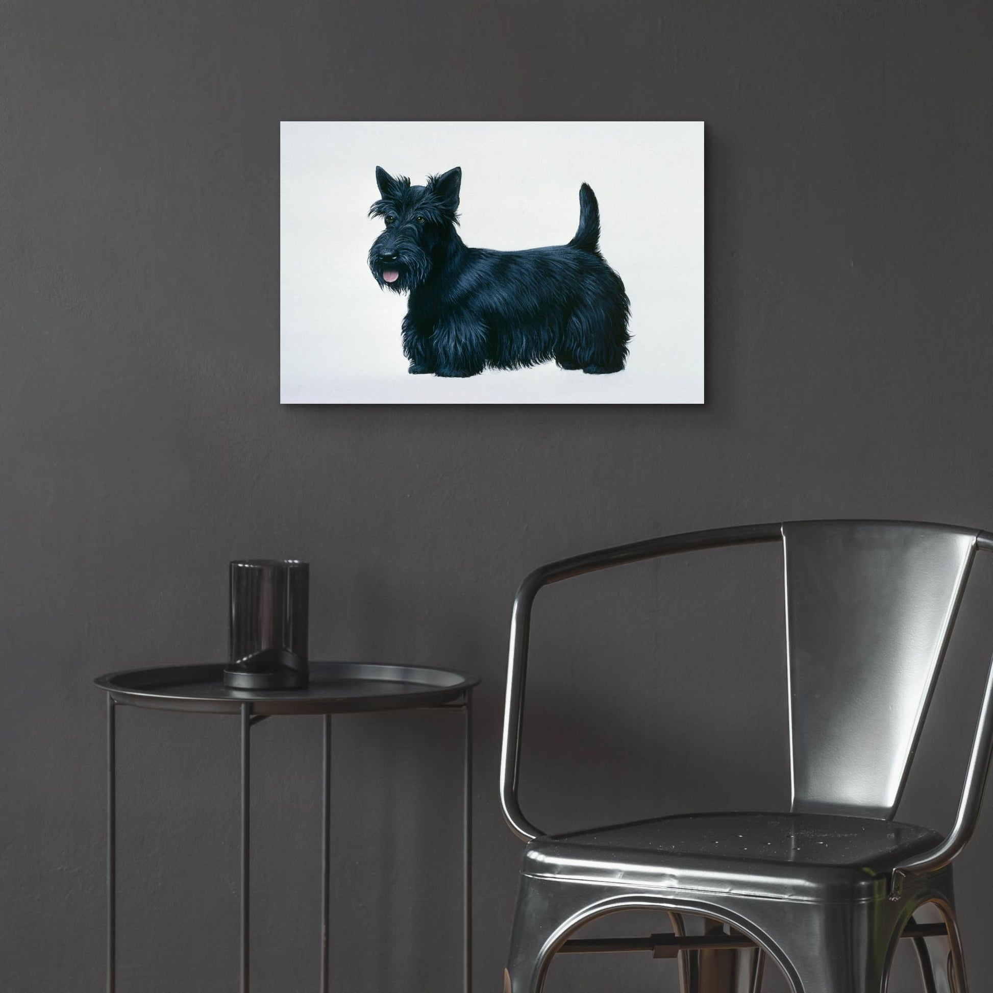 Epic Art 'Scottish Terrier' by Harro Maass, Acrylic Glass Wall Art,24x16