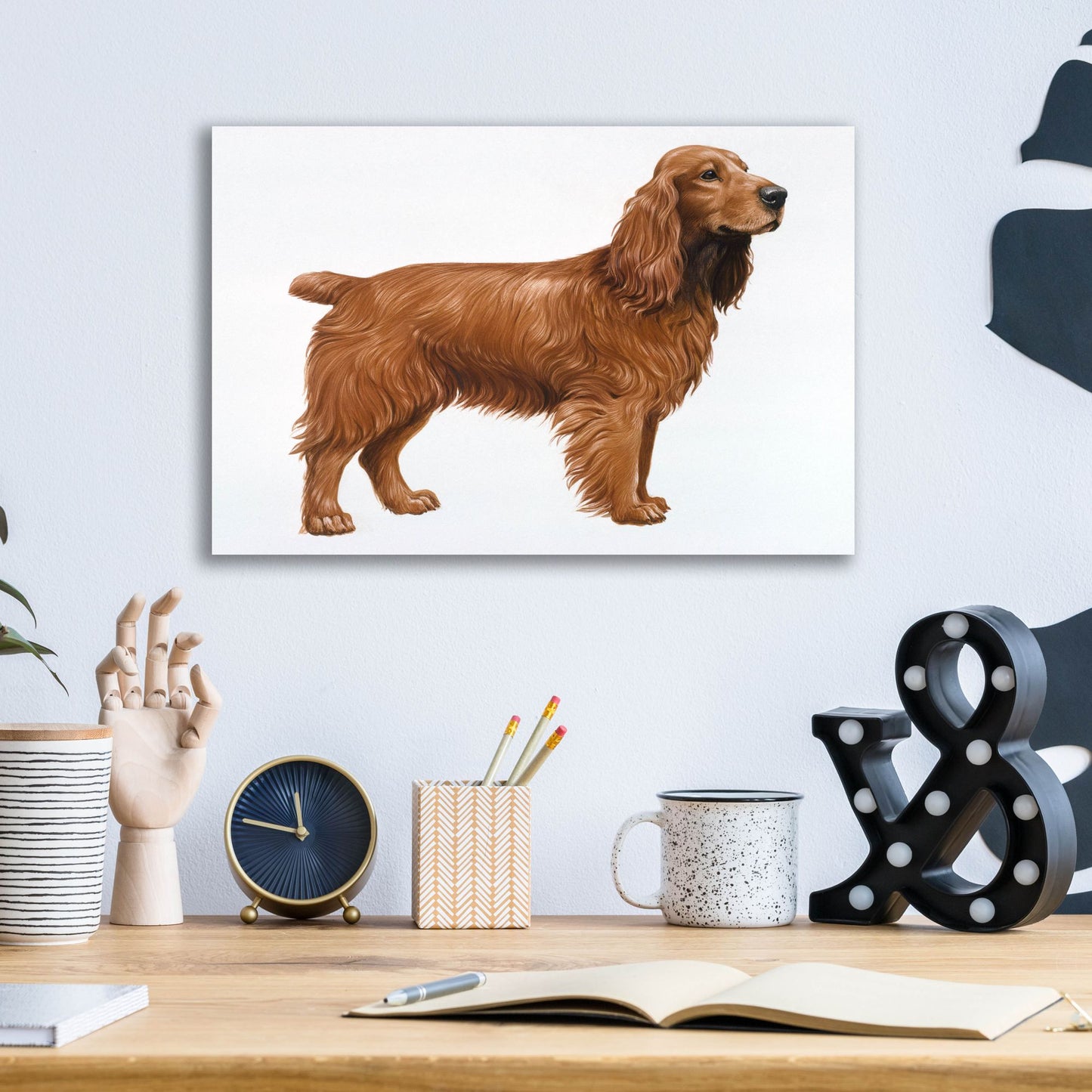 Epic Art 'Cocker Spaniel' by Harro Maass, Acrylic Glass Wall Art,16x12