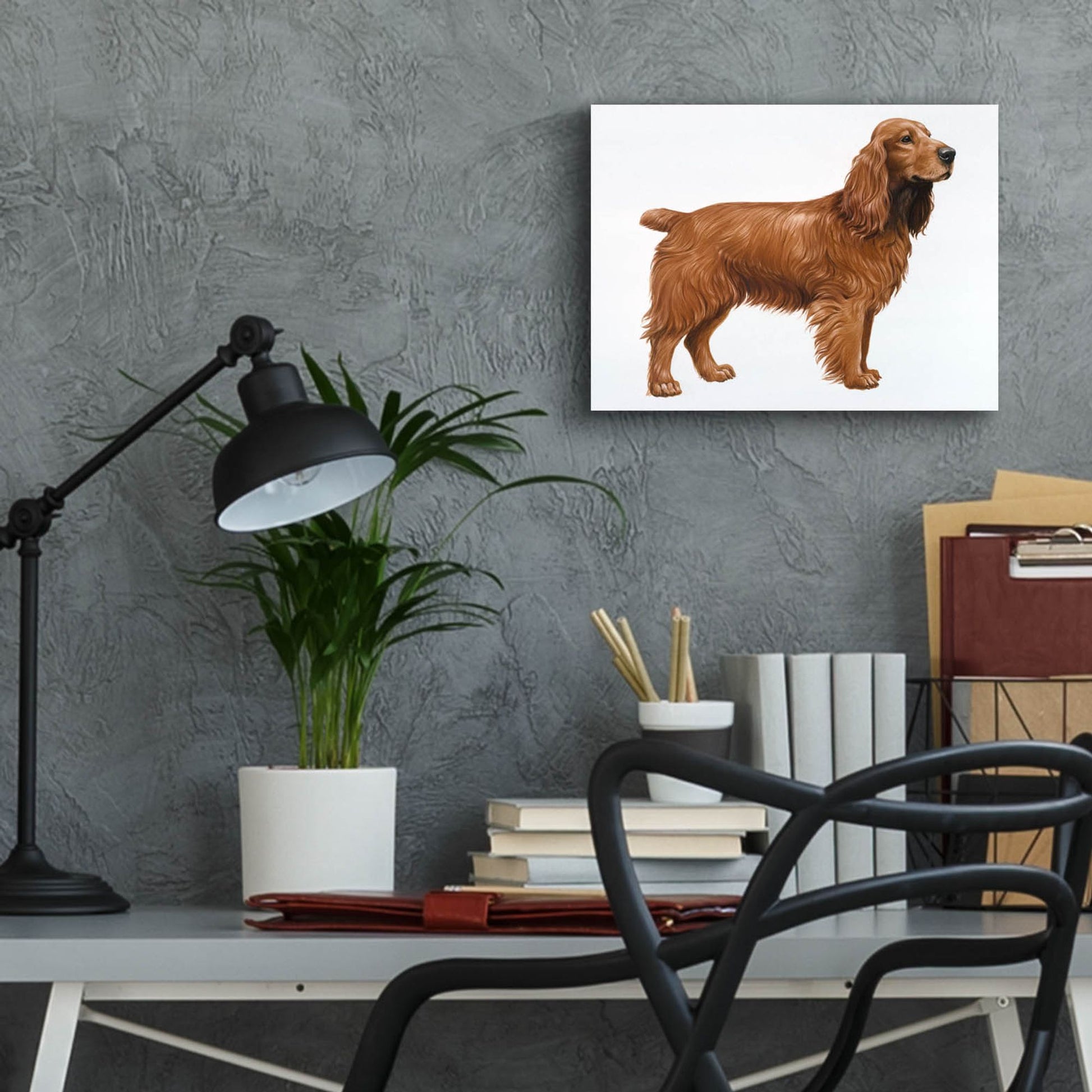 Epic Art 'Cocker Spaniel' by Harro Maass, Acrylic Glass Wall Art,16x12