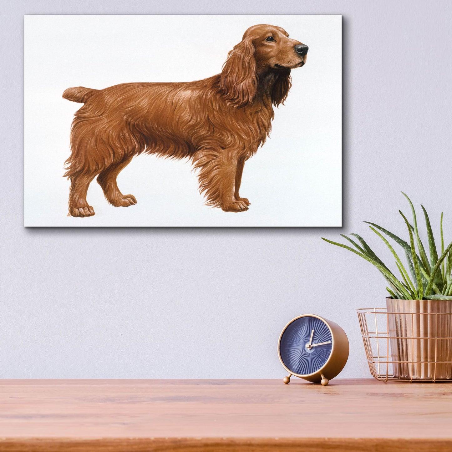 Epic Art 'Cocker Spaniel' by Harro Maass, Acrylic Glass Wall Art,16x12