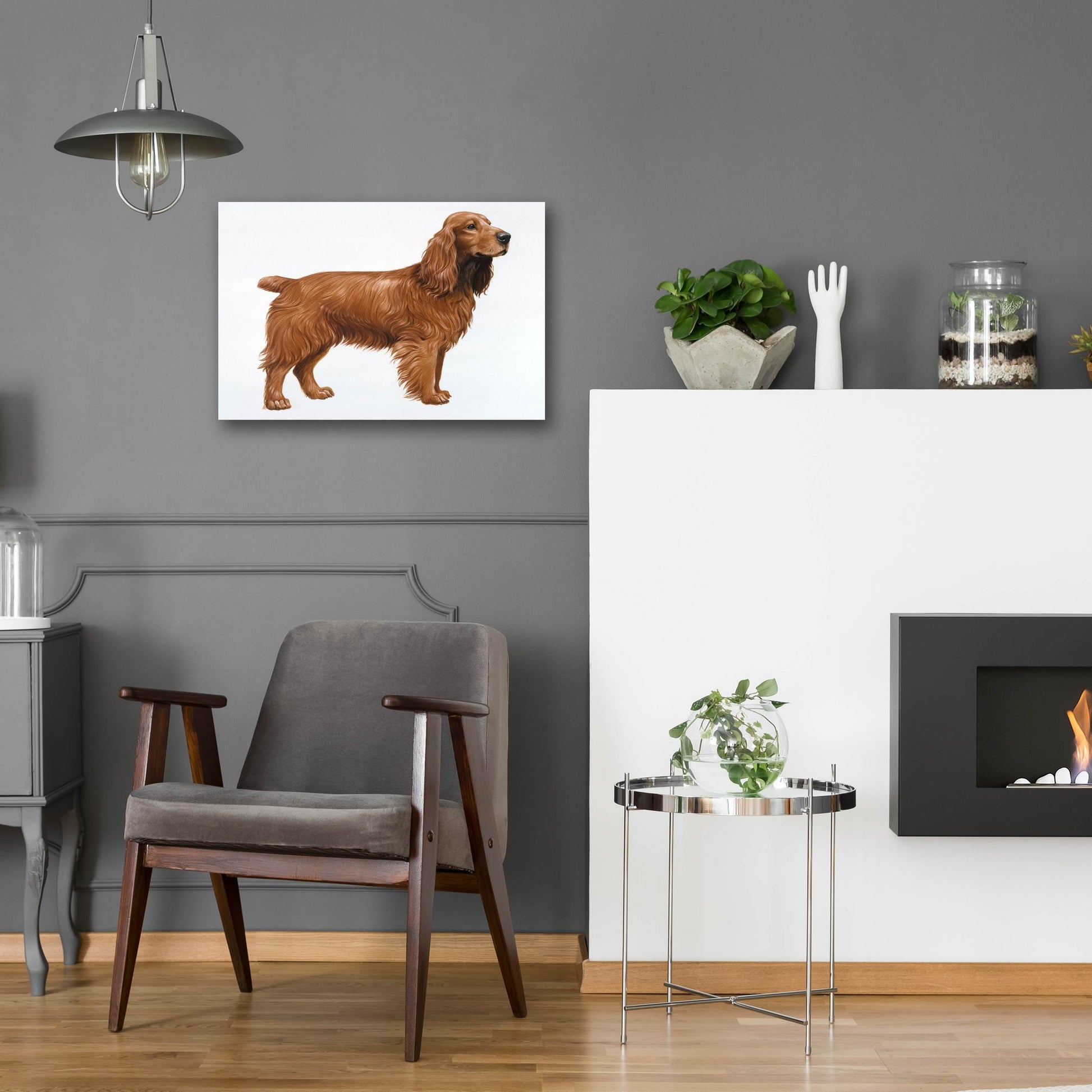 Epic Art 'Cocker Spaniel' by Harro Maass, Acrylic Glass Wall Art,24x16
