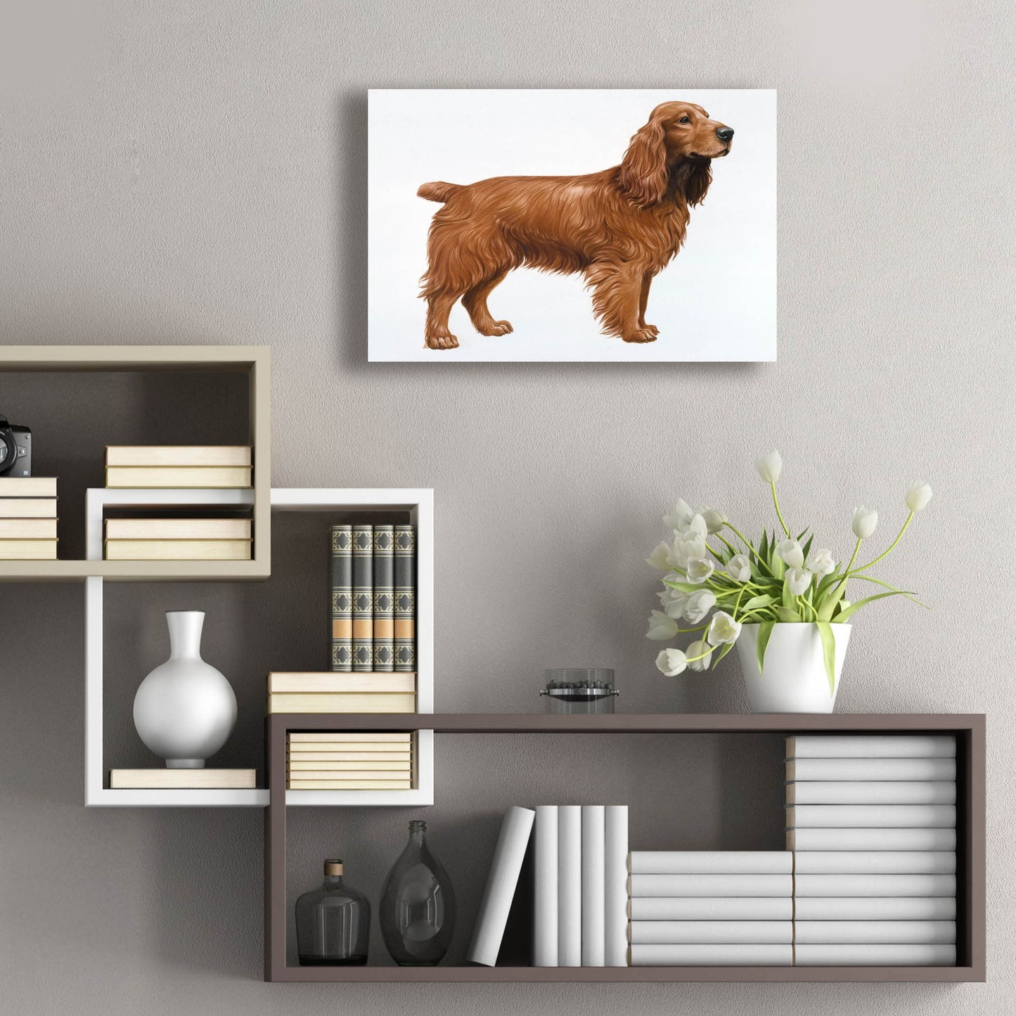 Epic Art 'Cocker Spaniel' by Harro Maass, Acrylic Glass Wall Art,24x16