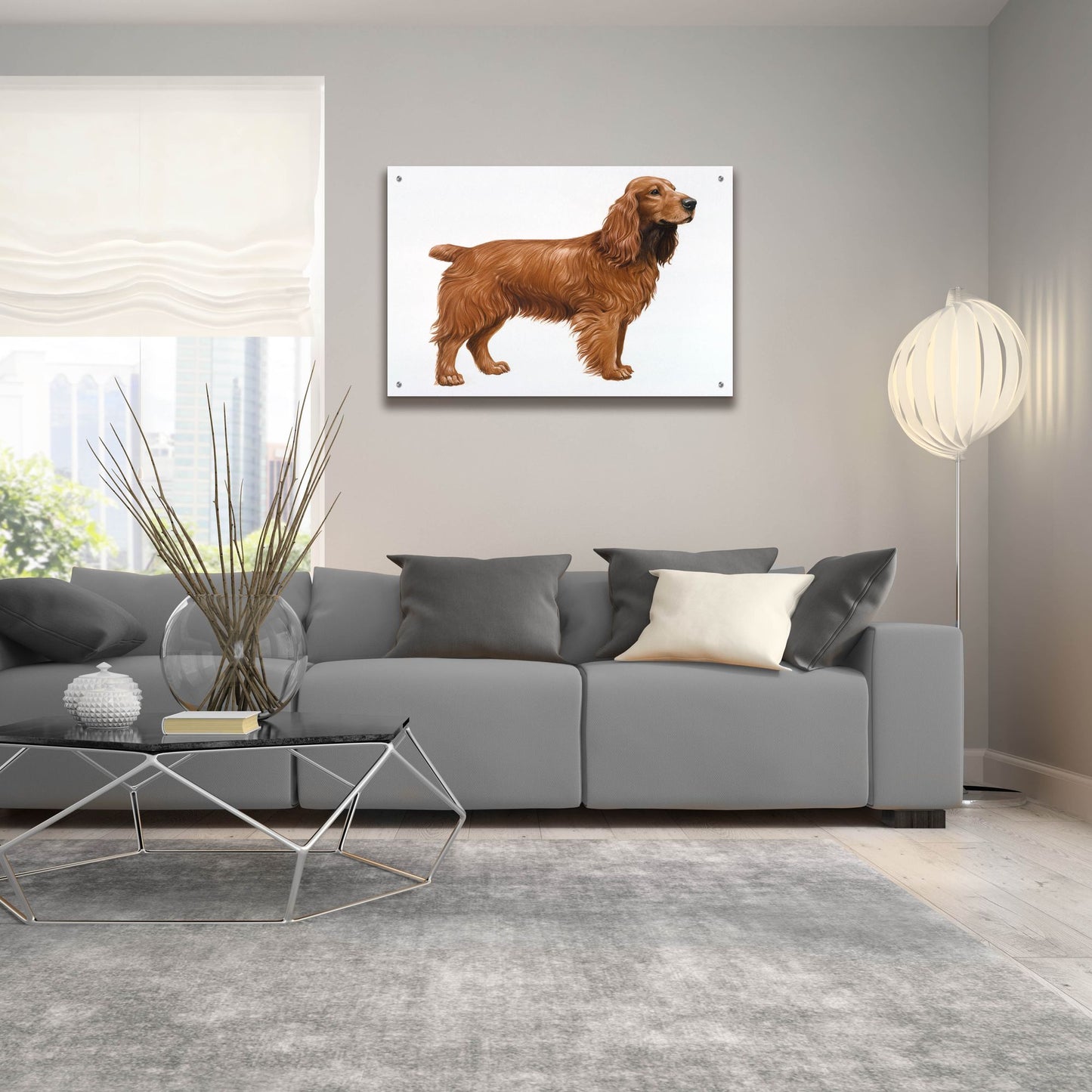 Epic Art 'Cocker Spaniel' by Harro Maass, Acrylic Glass Wall Art,36x24