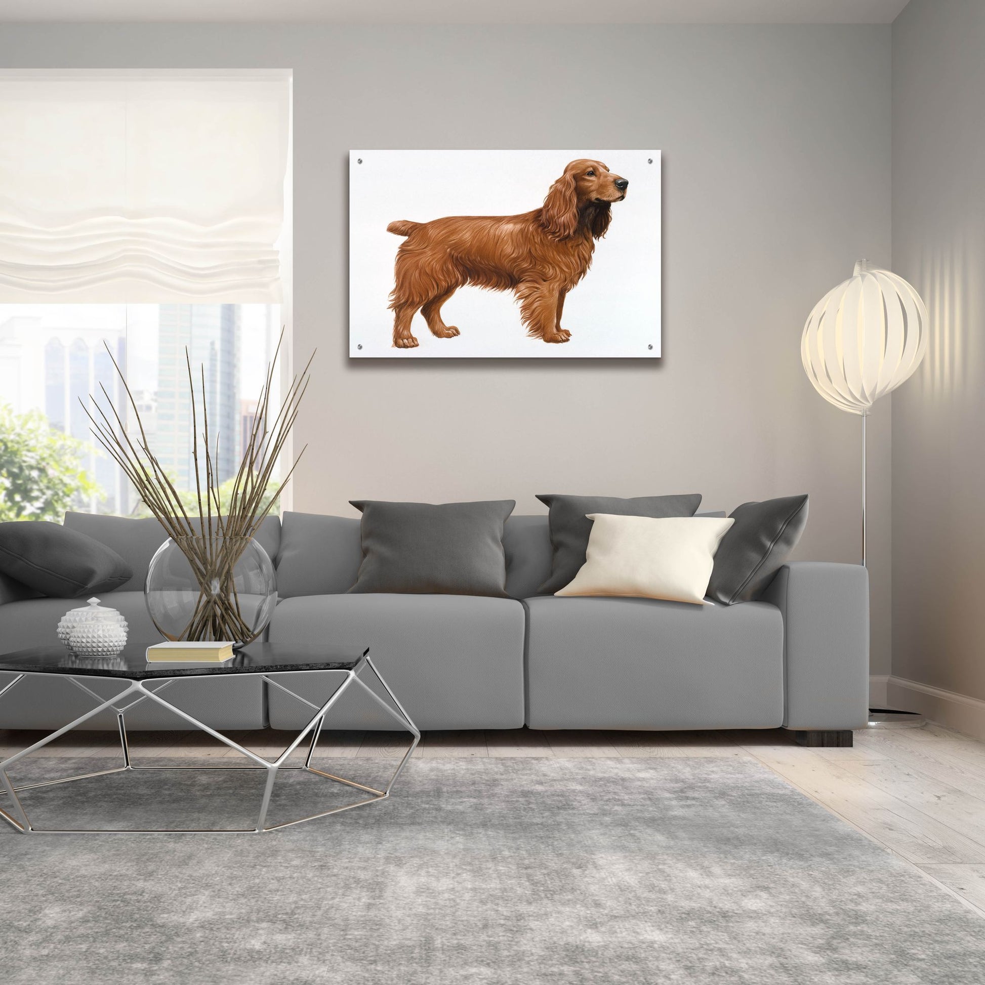 Epic Art 'Cocker Spaniel' by Harro Maass, Acrylic Glass Wall Art,36x24