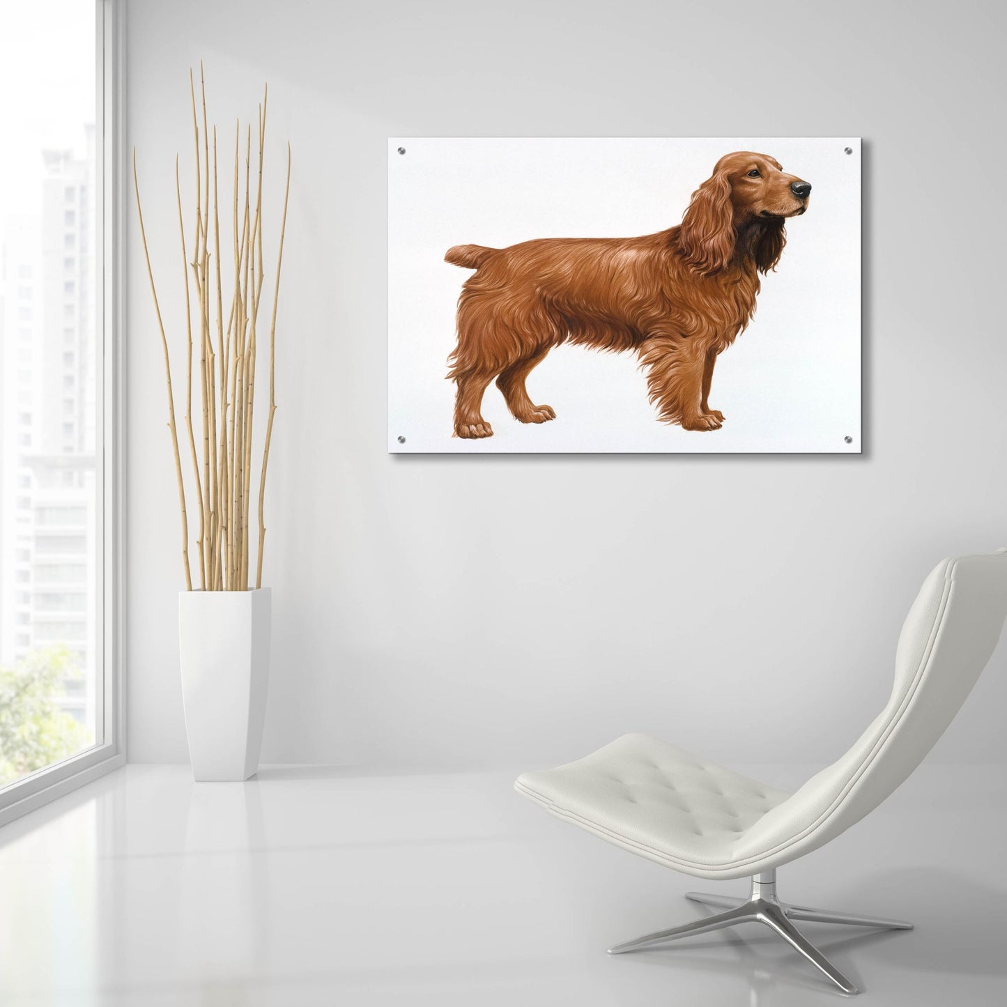Epic Art 'Cocker Spaniel' by Harro Maass, Acrylic Glass Wall Art,36x24