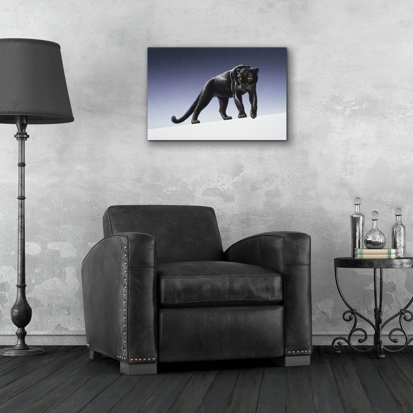 Epic Art 'Black Panther' by Harro Maass, Acrylic Glass Wall Art,24x16