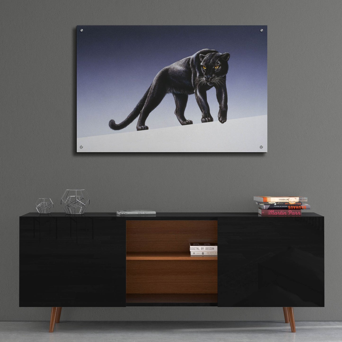 Epic Art 'Black Panther' by Harro Maass, Acrylic Glass Wall Art,36x24