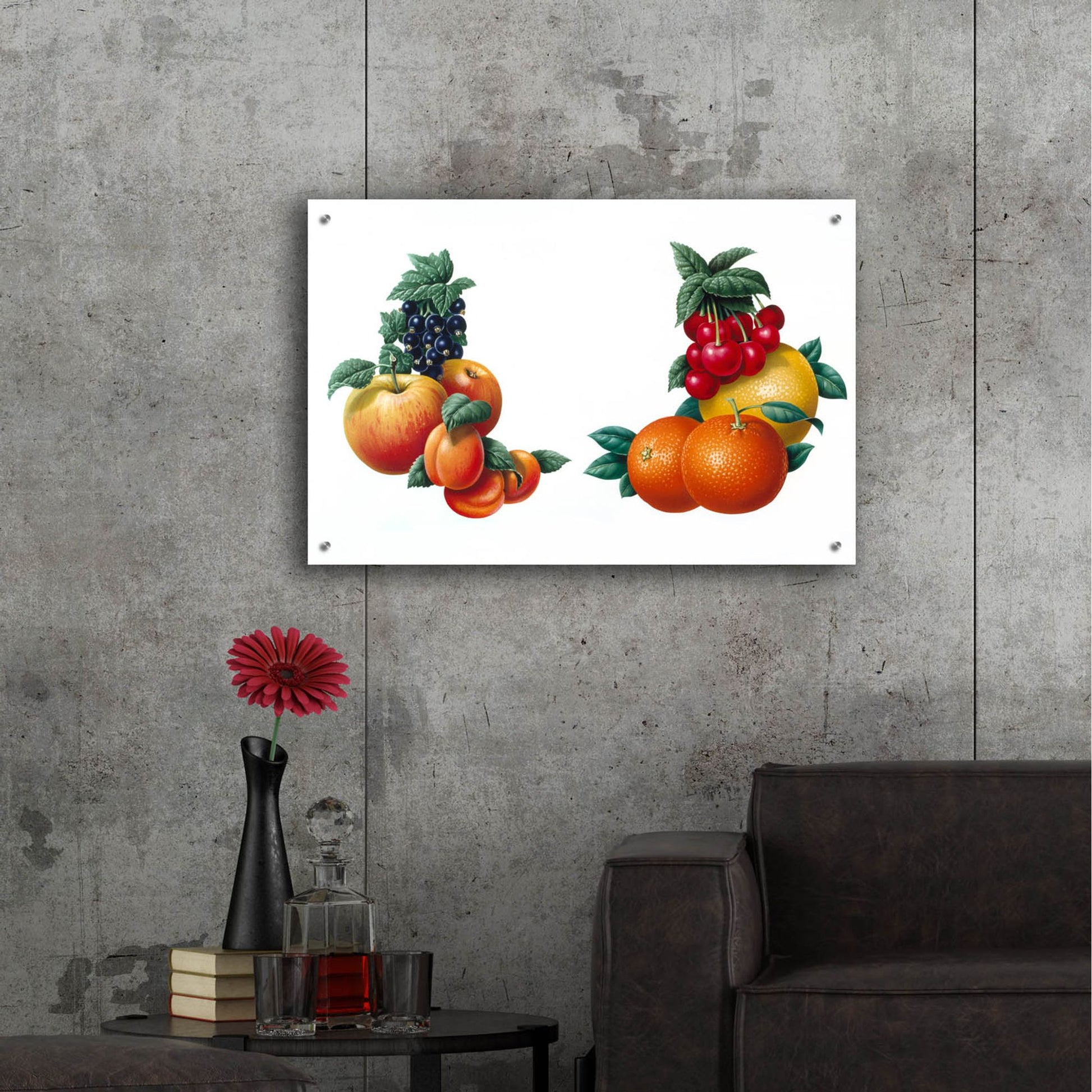 Epic Art 'Fruit 3' by Harro Maass, Acrylic Glass Wall Art,36x24