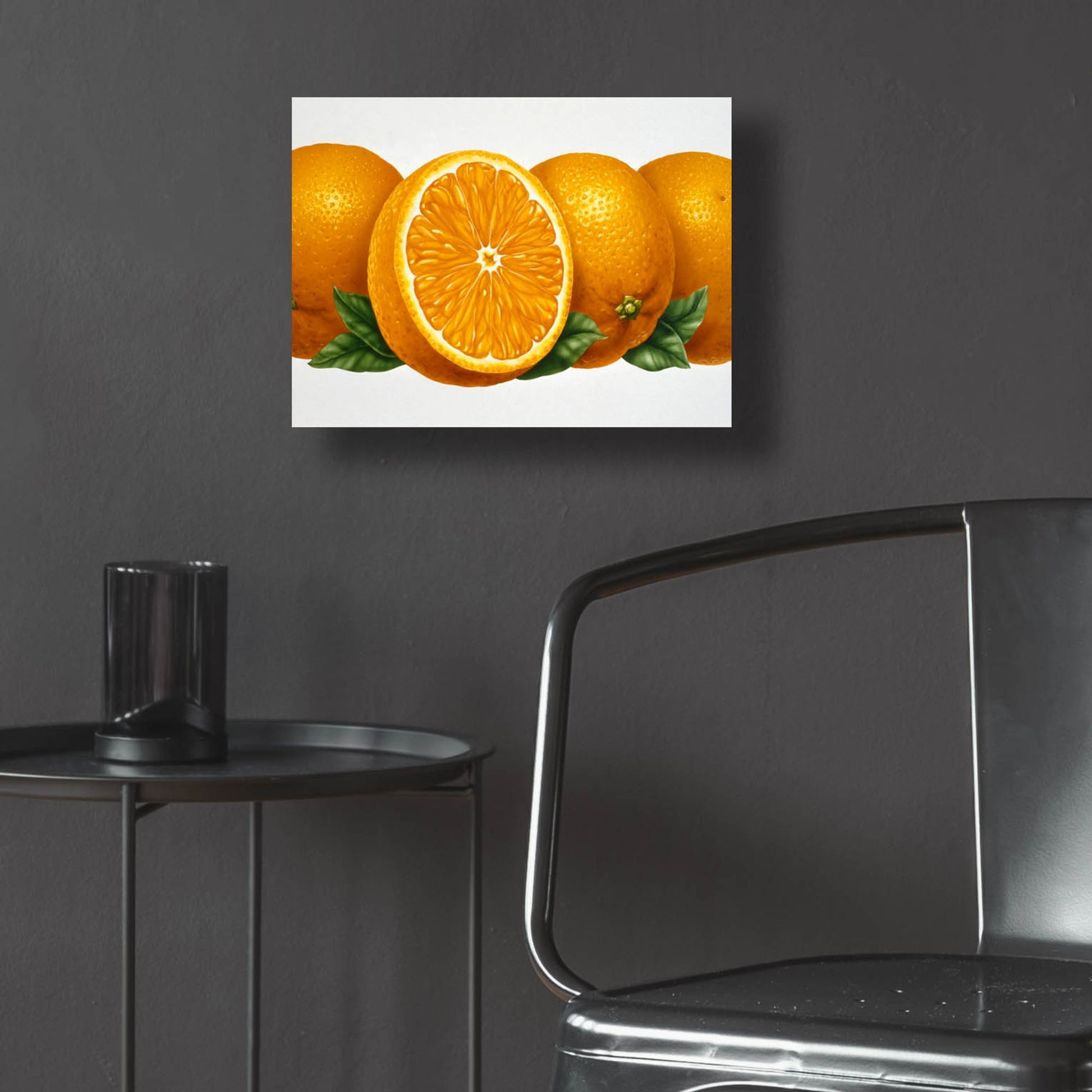 Epic Art 'Oranges' by Harro Maass, Acrylic Glass Wall Art,16x12