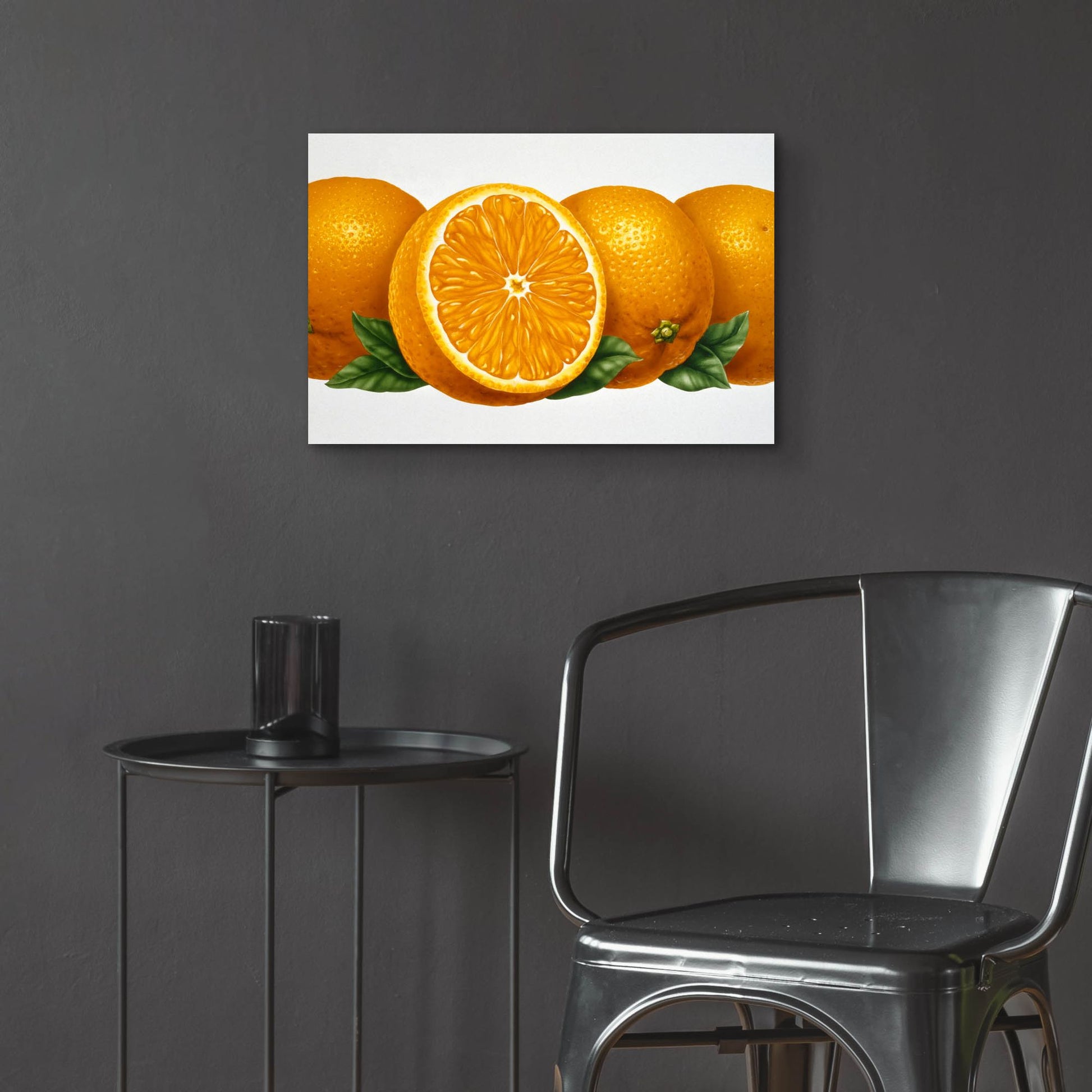 Epic Art 'Oranges' by Harro Maass, Acrylic Glass Wall Art,24x16