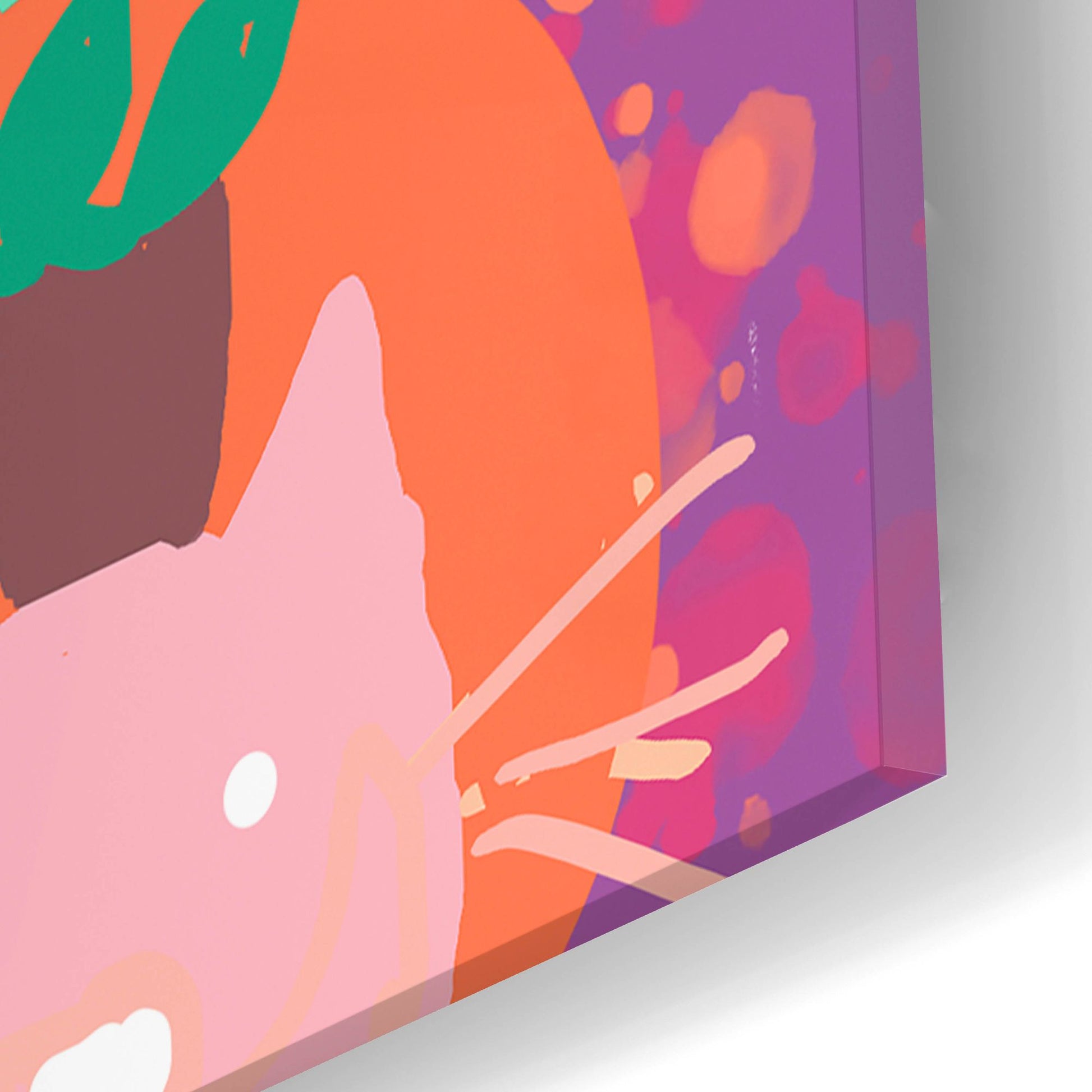 Epic Art 'Cat Shapes' by Holly McGee, Acrylic Glass Wall Art,16x24