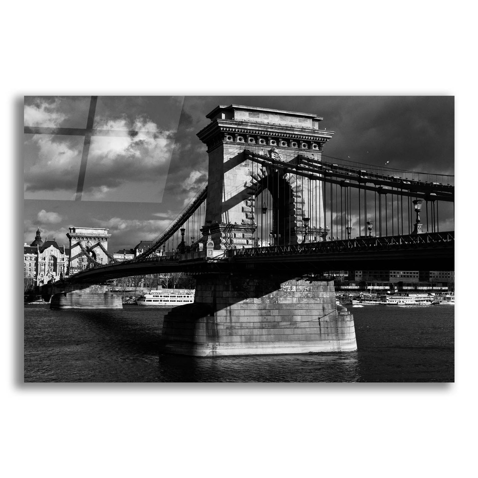 Epic Art 'Budapest Chain Bridge' by Istvan Nagy, Acrylic Glass Wall Art,16x12