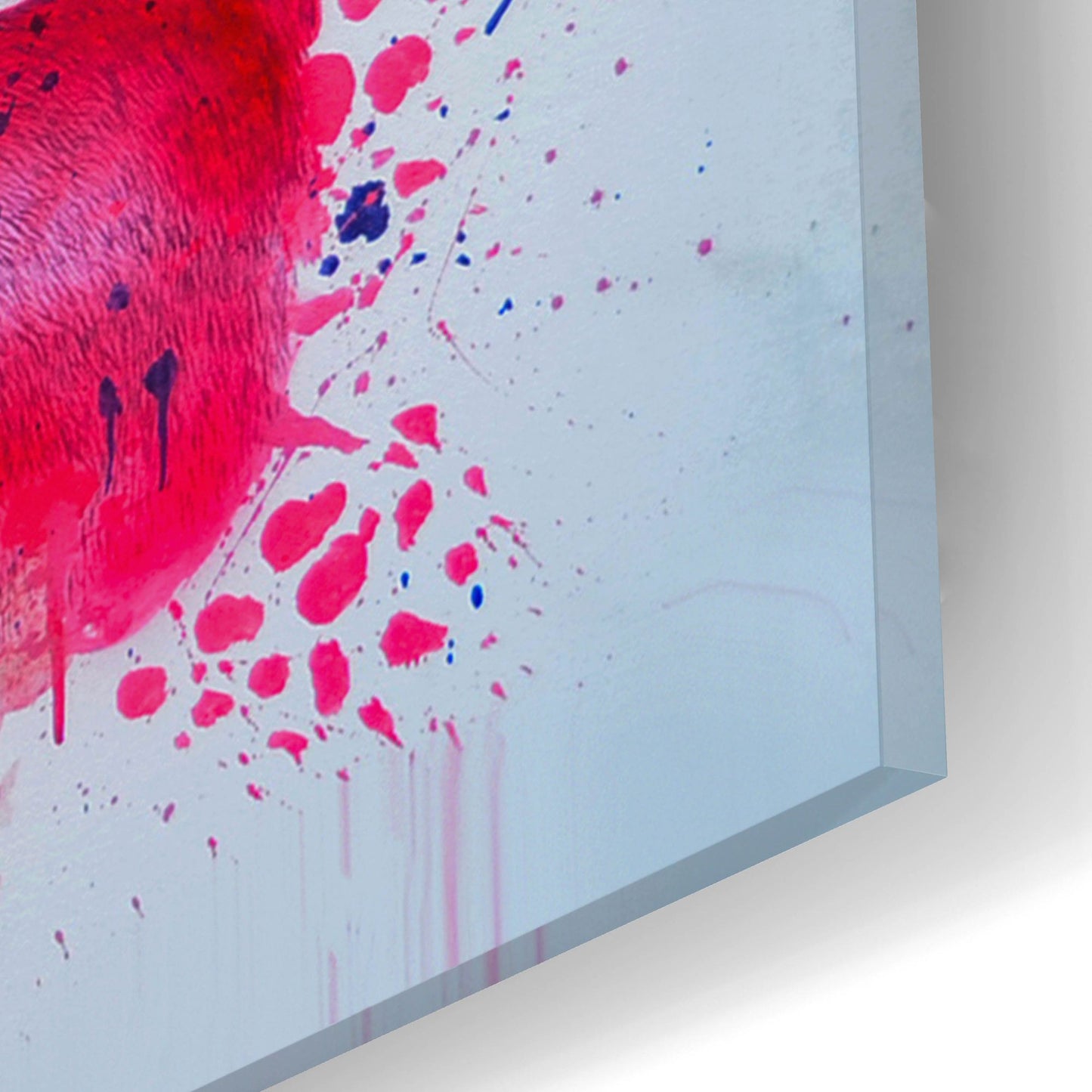 Epic Art 'Bull Splash Colors' by Ivan Negrete, Acrylic Glass Wall Art,16x12