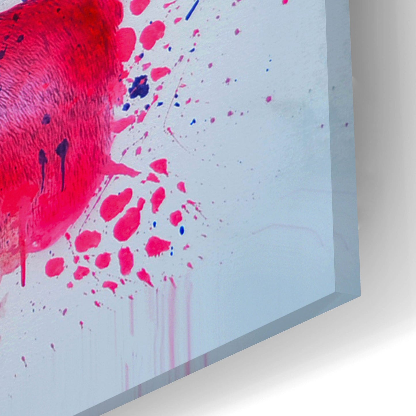 Epic Art 'Bull Splash Colors' by Ivan Negrete, Acrylic Glass Wall Art,24x16