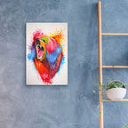 Epic Art 'Oso Splash' by Ivan Negrete, Acrylic Glass Wall Art,16x24