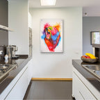 Epic Art 'Oso Splash' by Ivan Negrete, Acrylic Glass Wall Art,24x36