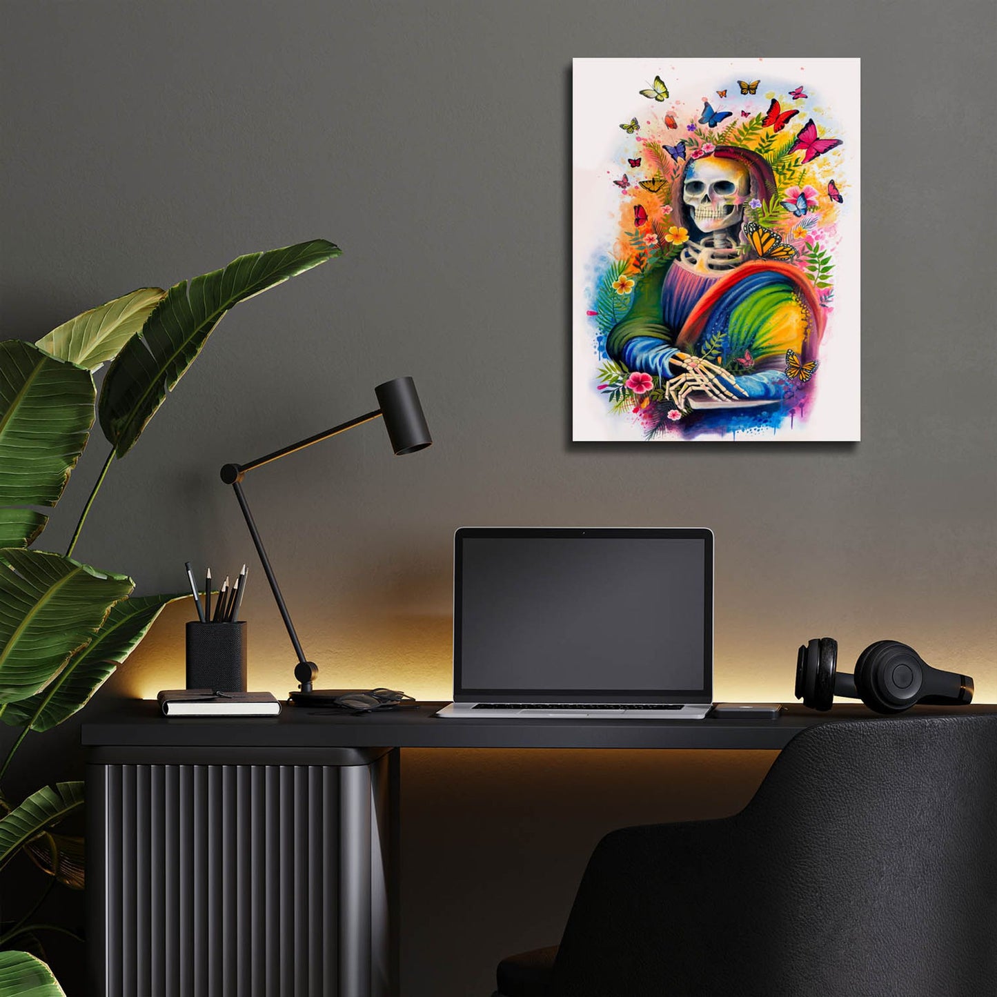 Epic Art 'Mona Lisa Bones' by Ivan Negrete, Acrylic Glass Wall Art,12x16