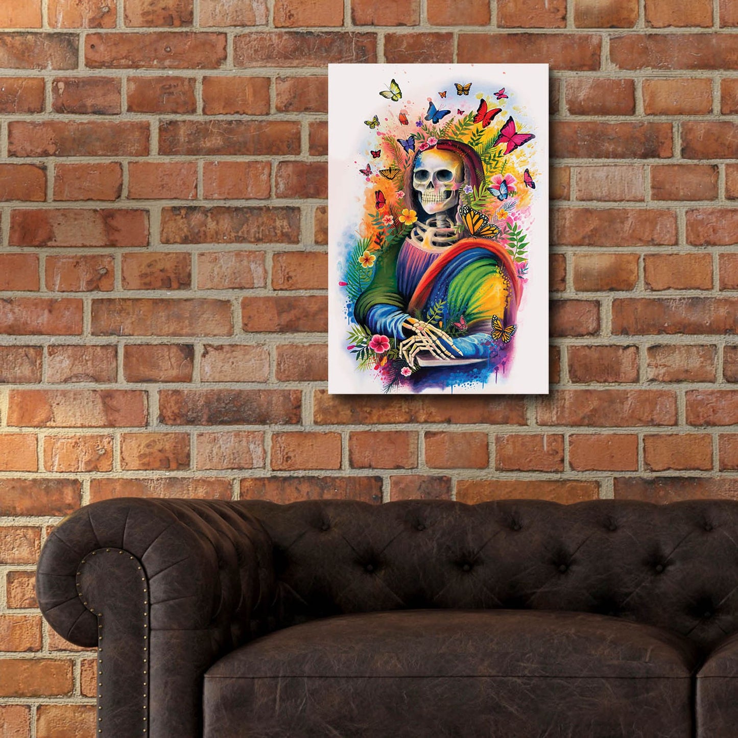 Epic Art 'Mona Lisa Bones' by Ivan Negrete, Acrylic Glass Wall Art,16x24