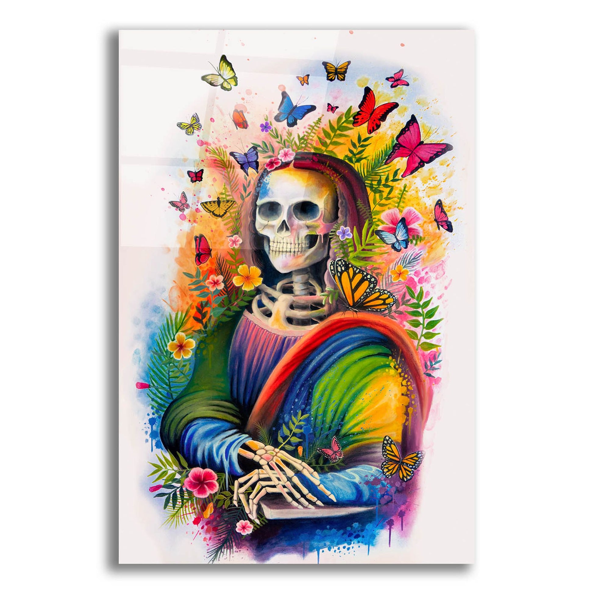 Epic Art 'Mona Lisa Bones' by Ivan Negrete, Acrylic Glass Wall Art
