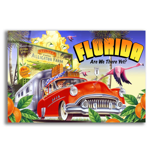 Epic Art 'Road Trip' by James Mazzotta, Acrylic Glass Wall Art