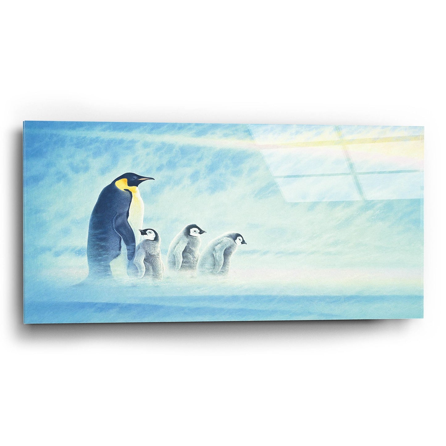 Epic Art 'Arctic Home' by Joh Naito, Acrylic Glass Wall Art,24x12