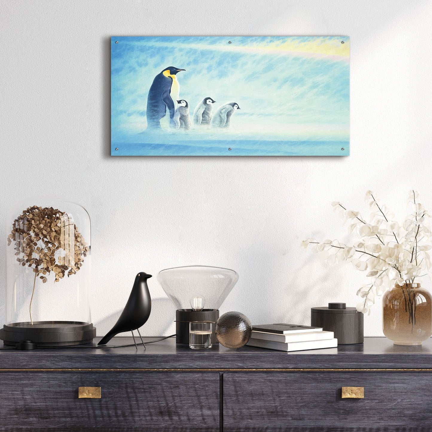 Epic Art 'Arctic Home' by Joh Naito, Acrylic Glass Wall Art,48x24