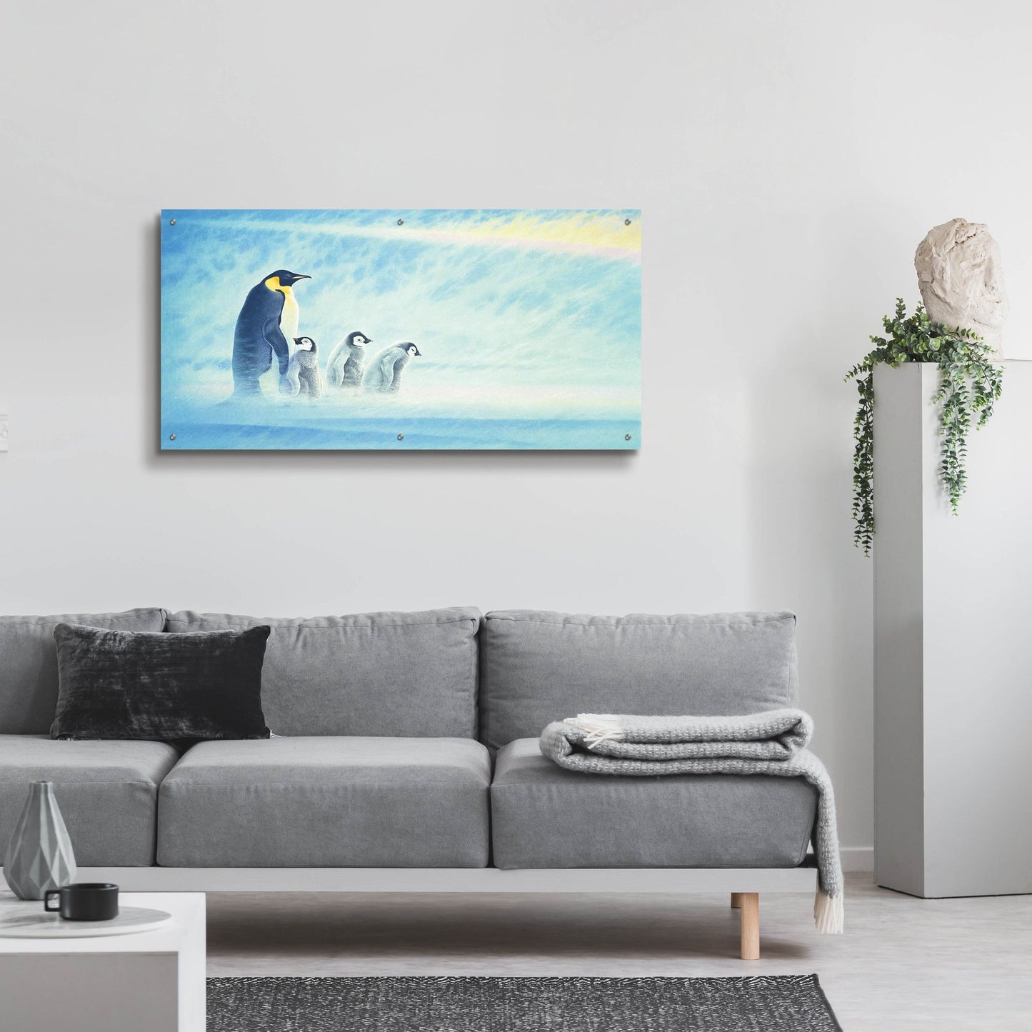 Epic Art 'Arctic Home' by Joh Naito, Acrylic Glass Wall Art,48x24