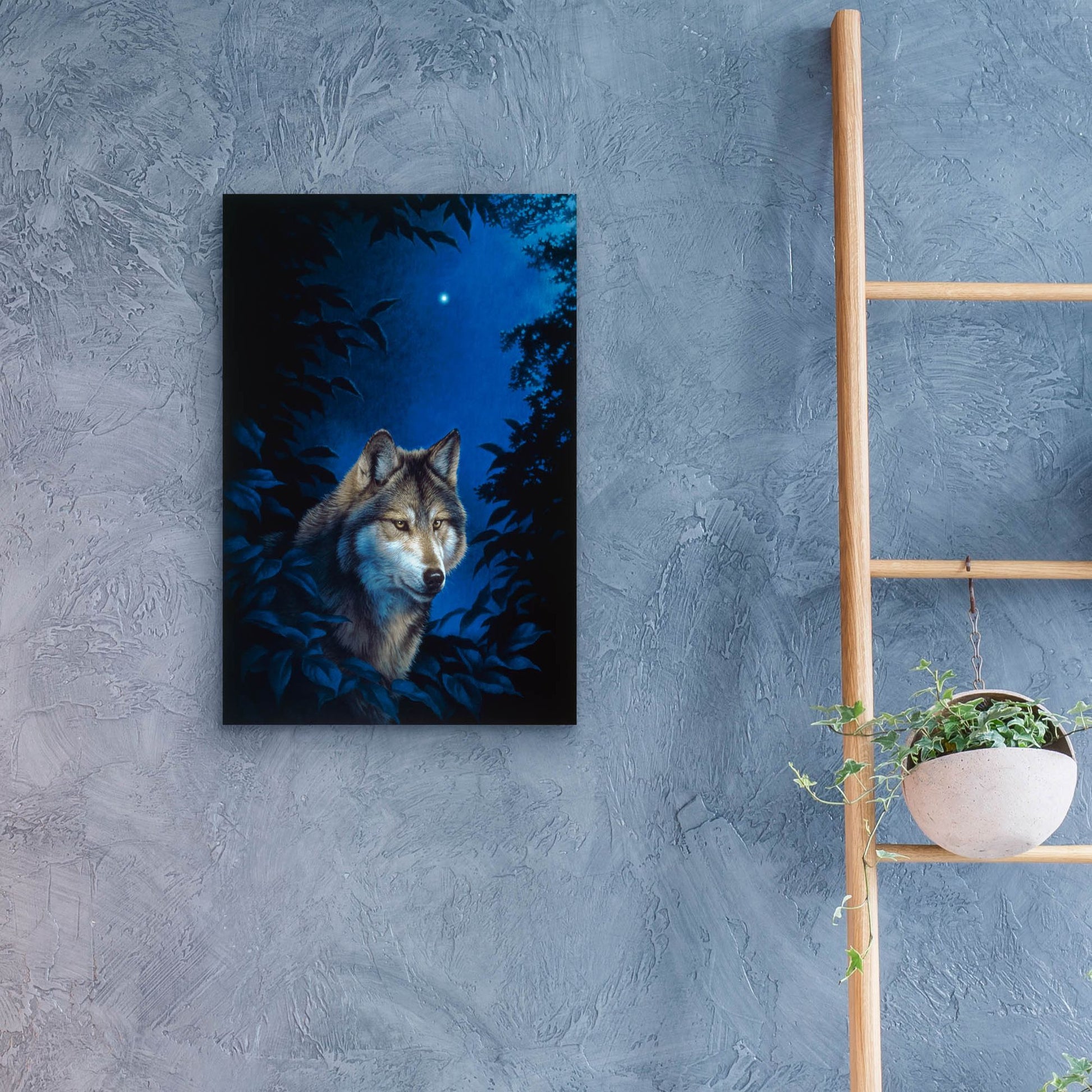 Epic Art 'Blue Forest' by Joh Naito, Acrylic Glass Wall Art,16x24