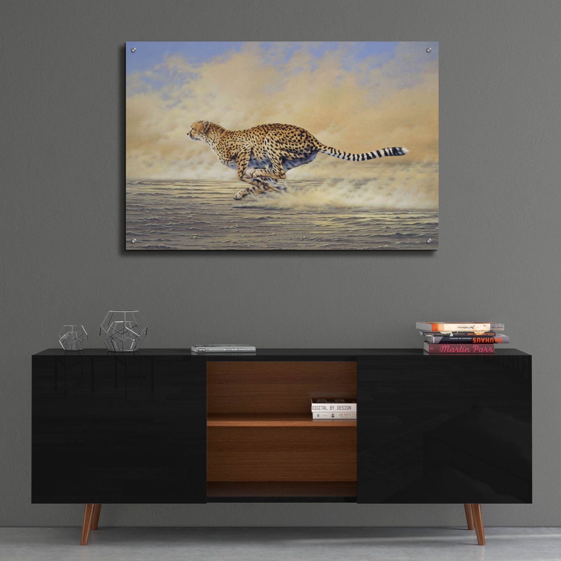 Epic Art 'Chasing' by Joh Naito, Acrylic Glass Wall Art,36x24