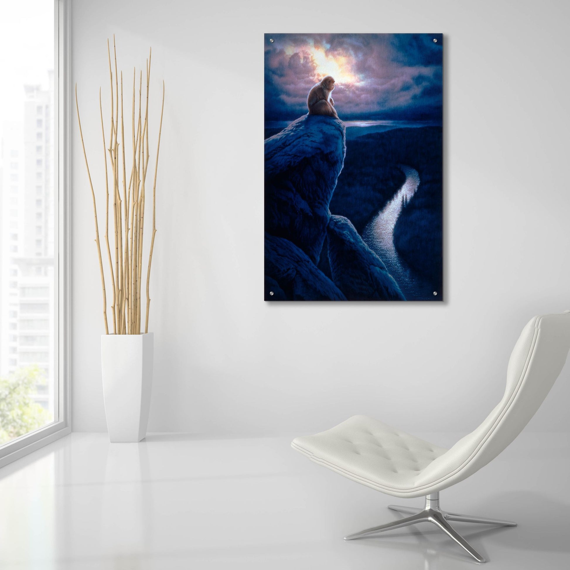 Epic Art 'Contemplation' by Joh Naito, Acrylic Glass Wall Art,24x36