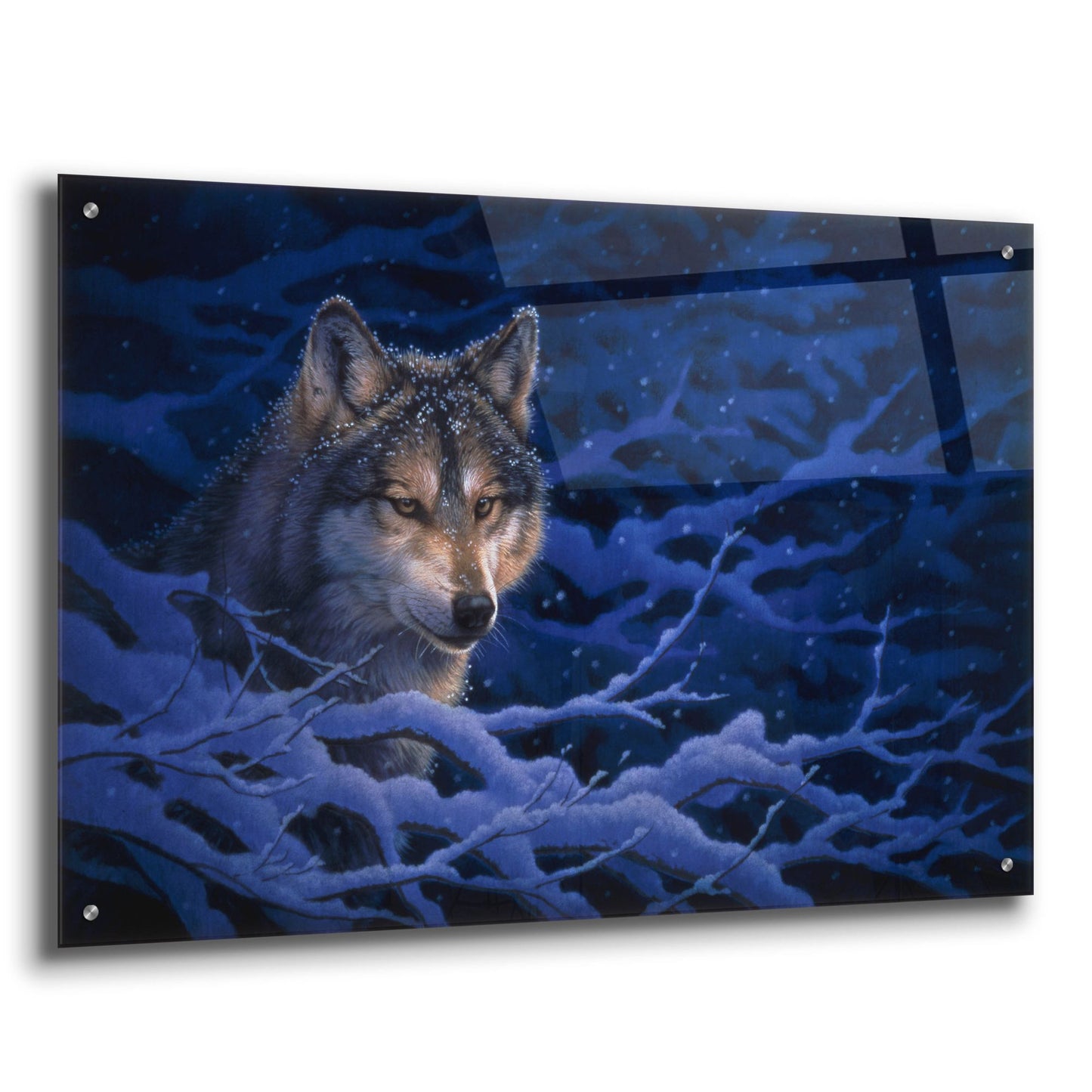 Epic Art 'Deep Blue' by Joh Naito, Acrylic Glass Wall Art,36x24