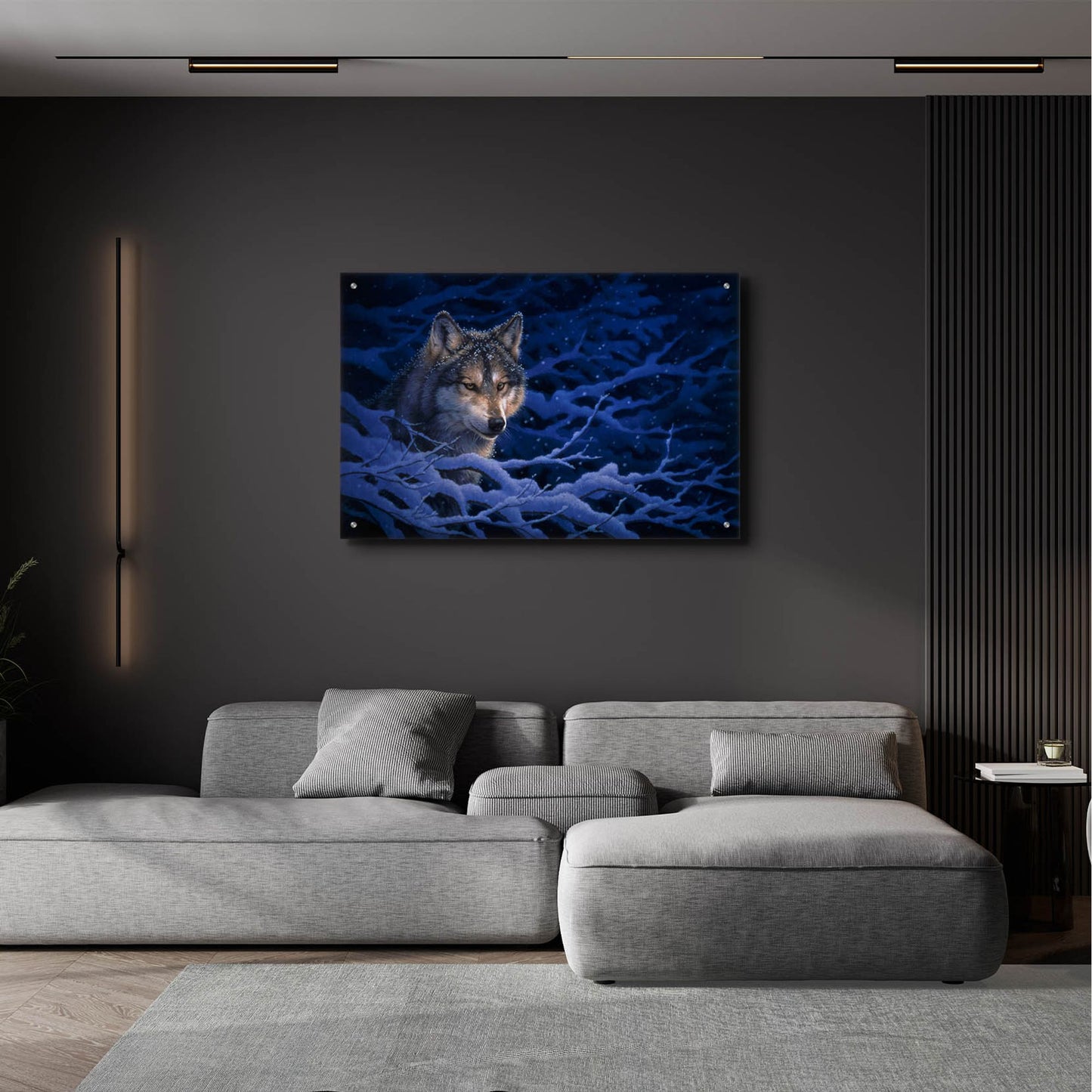 Epic Art 'Deep Blue' by Joh Naito, Acrylic Glass Wall Art,36x24