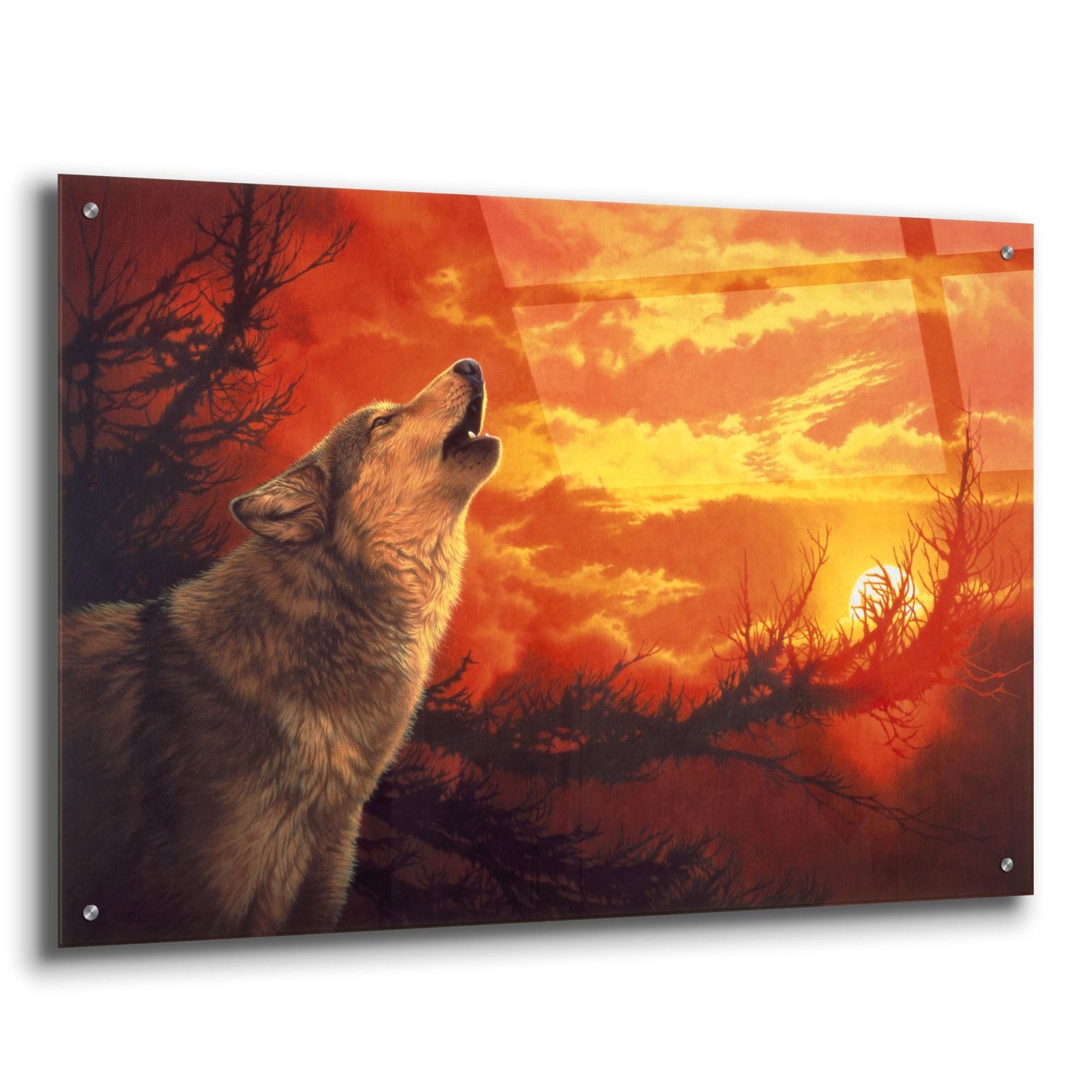 Epic Art 'Evening Glow' by Joh Naito, Acrylic Glass Wall Art,36x24