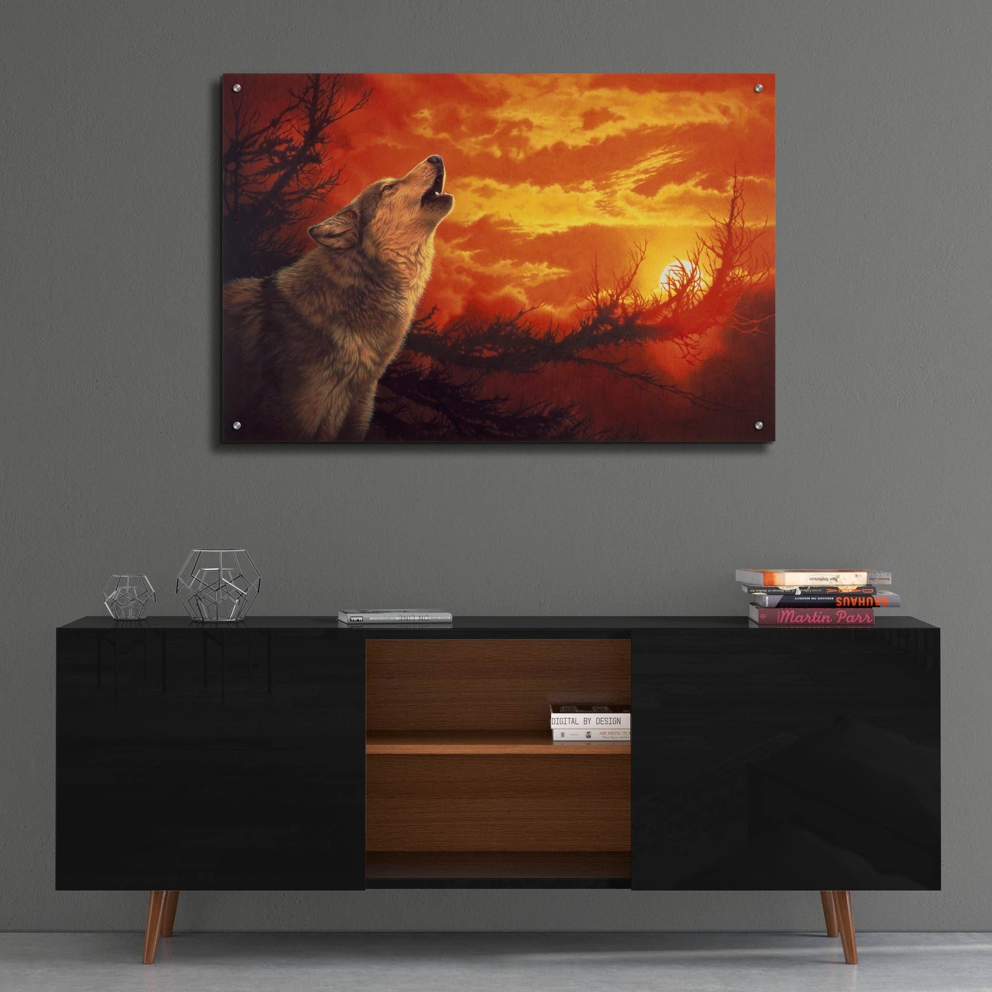 Epic Art 'Evening Glow' by Joh Naito, Acrylic Glass Wall Art,36x24