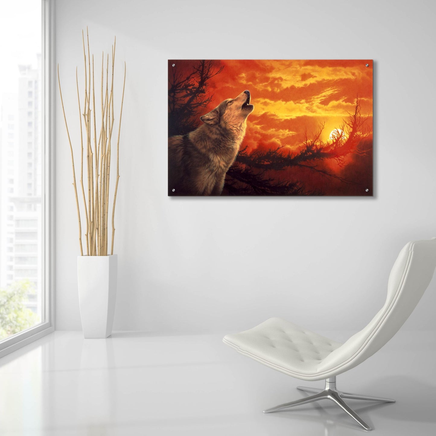 Epic Art 'Evening Glow' by Joh Naito, Acrylic Glass Wall Art,36x24