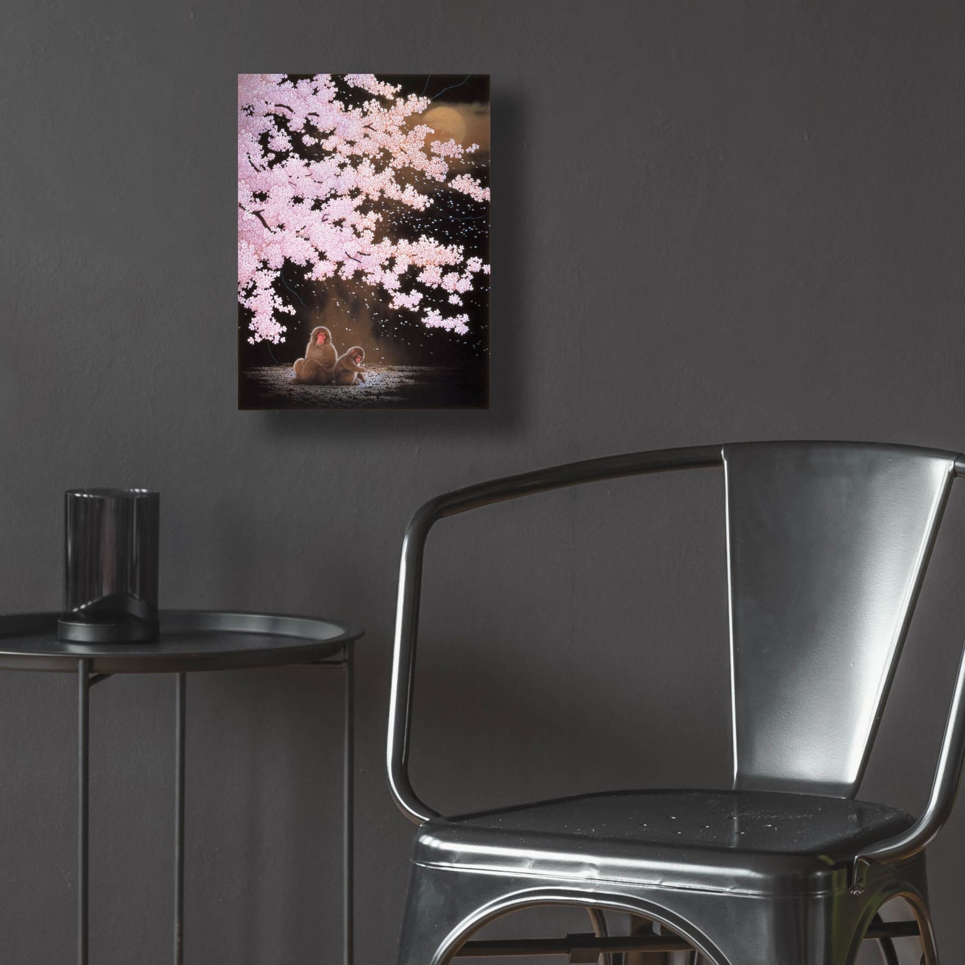 Epic Art 'Falling Cherry Blossoms' by Joh Naito, Acrylic Glass Wall Art,12x16