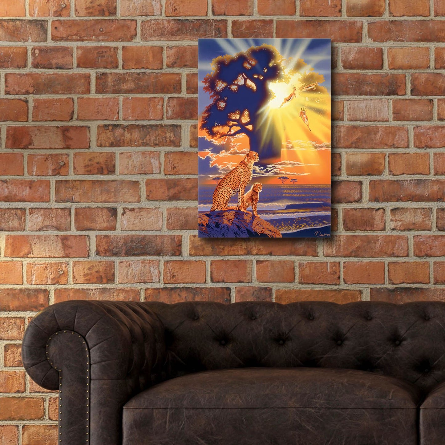 Epic Art 'Morning Glow' by Joh Naito, Acrylic Glass Wall Art,16x24