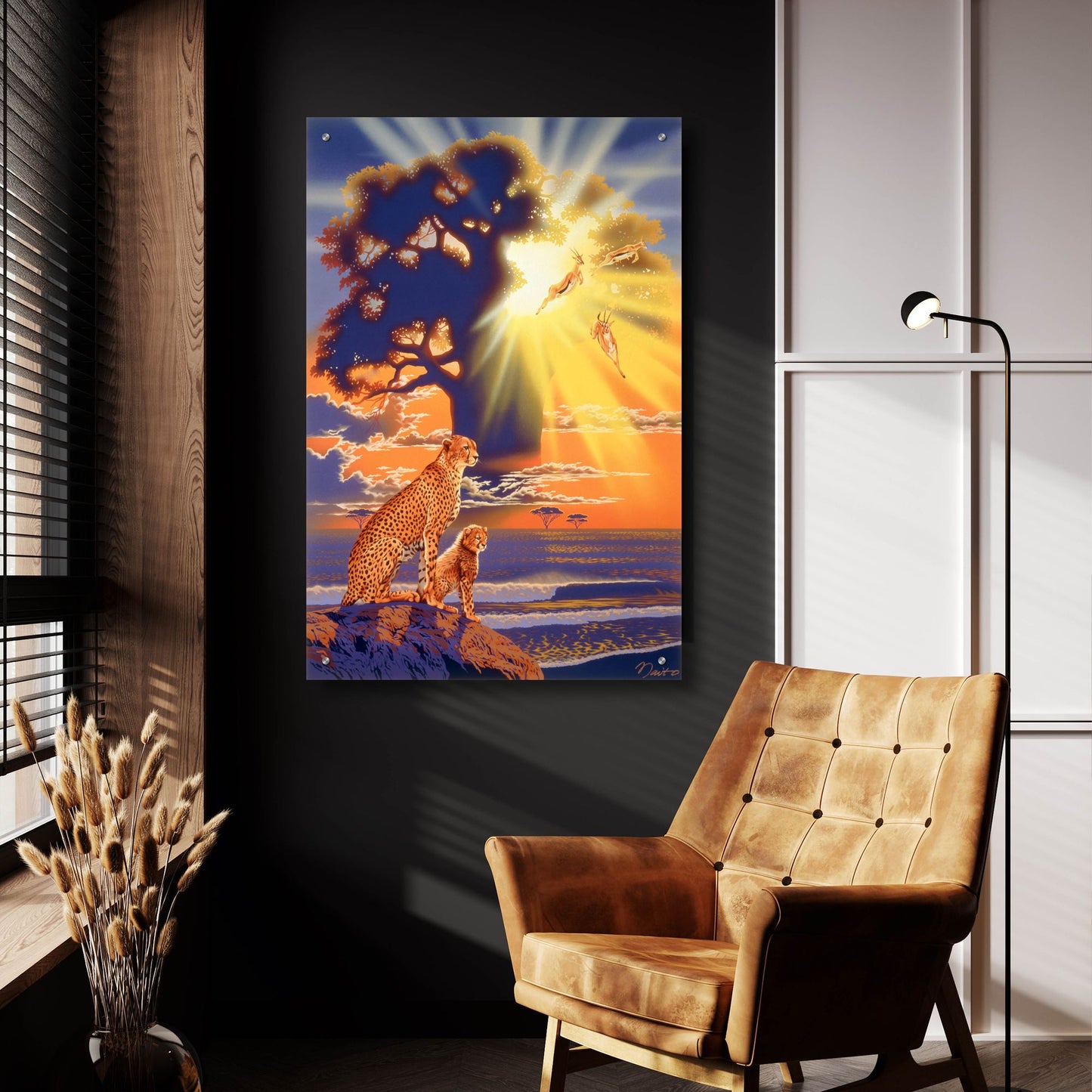 Epic Art 'Morning Glow' by Joh Naito, Acrylic Glass Wall Art,24x36