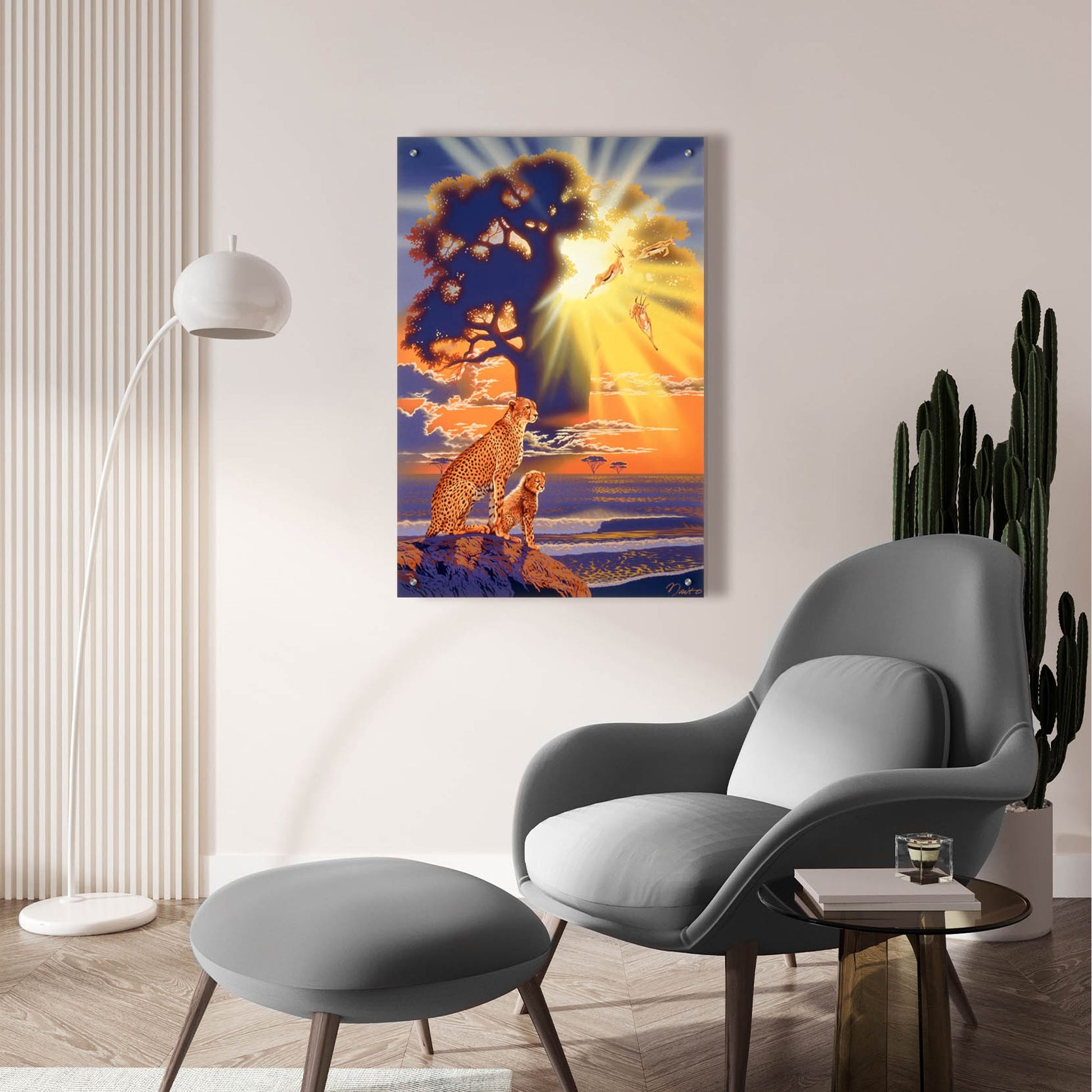 Epic Art 'Morning Glow' by Joh Naito, Acrylic Glass Wall Art,24x36